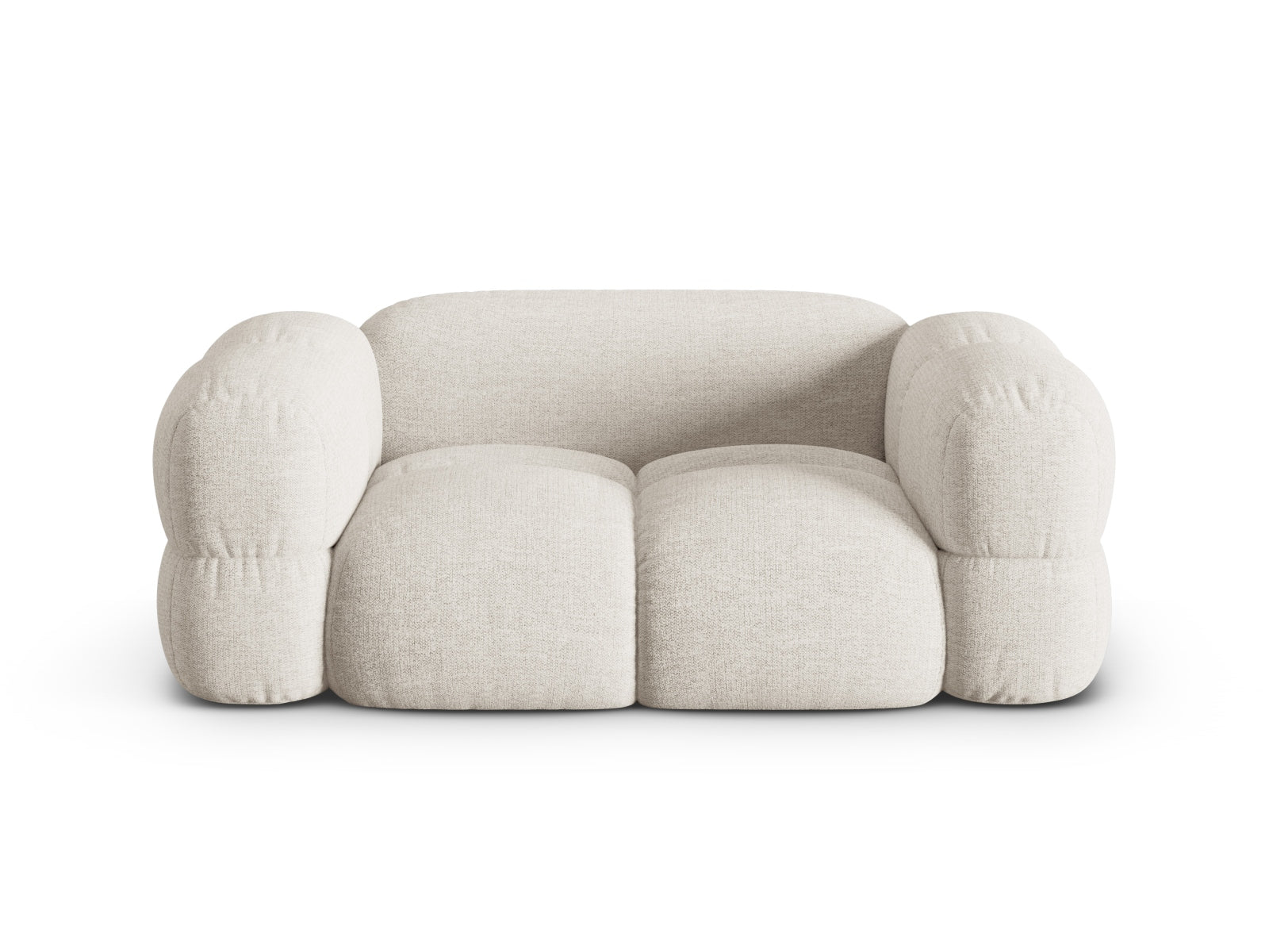 Loretto Sofa 2 Sitzer 100cm in Beige-Sorella präsentiert im Onlineshop von KAQTU Design AG. 2er Sofa ist von Cosmopolitan Design