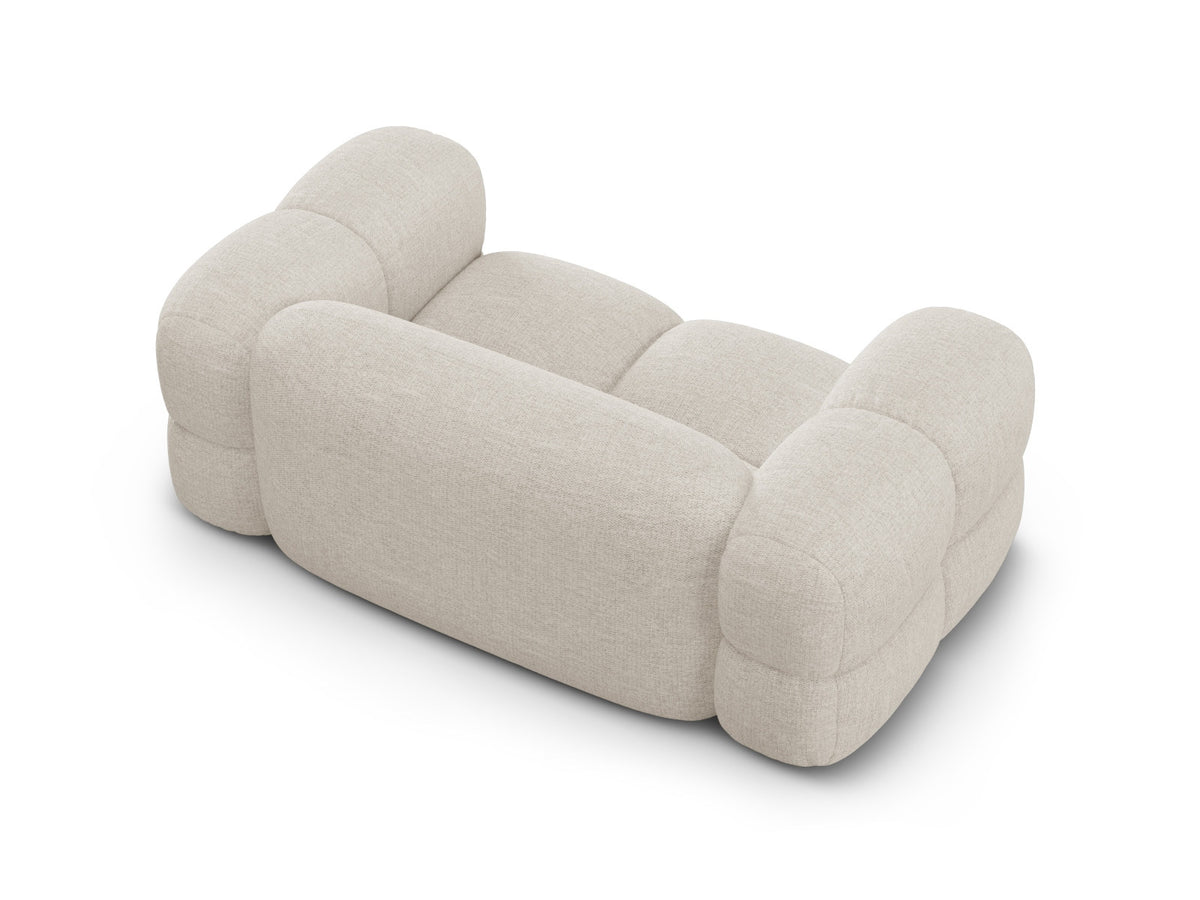 Loretto Sofa 2 Sitzer 100cm in Beige-Sorella präsentiert im Onlineshop von KAQTU Design AG. 2er Sofa ist von Cosmopolitan Design