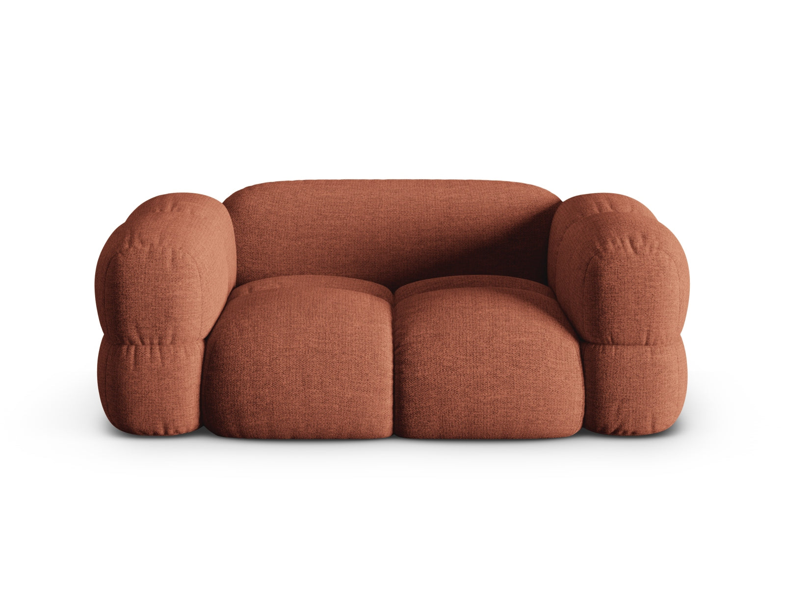 Loretto Sofa 2 Sitzer 100cm in Coral-Sorella präsentiert im Onlineshop von KAQTU Design AG. 2er Sofa ist von Cosmopolitan Design