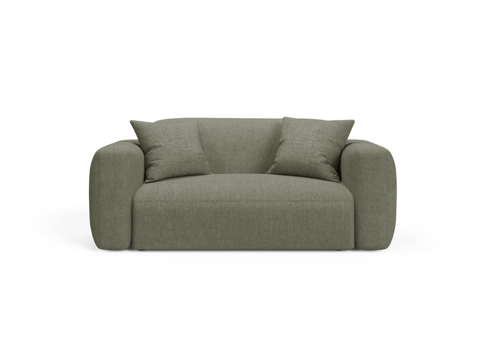 Strino Modular Sofa 2 Sitzer in Dark Olive Green präsentiert im Onlineshop von KAQTU Design AG. 2er Sofa ist von Cosmopolitan Design