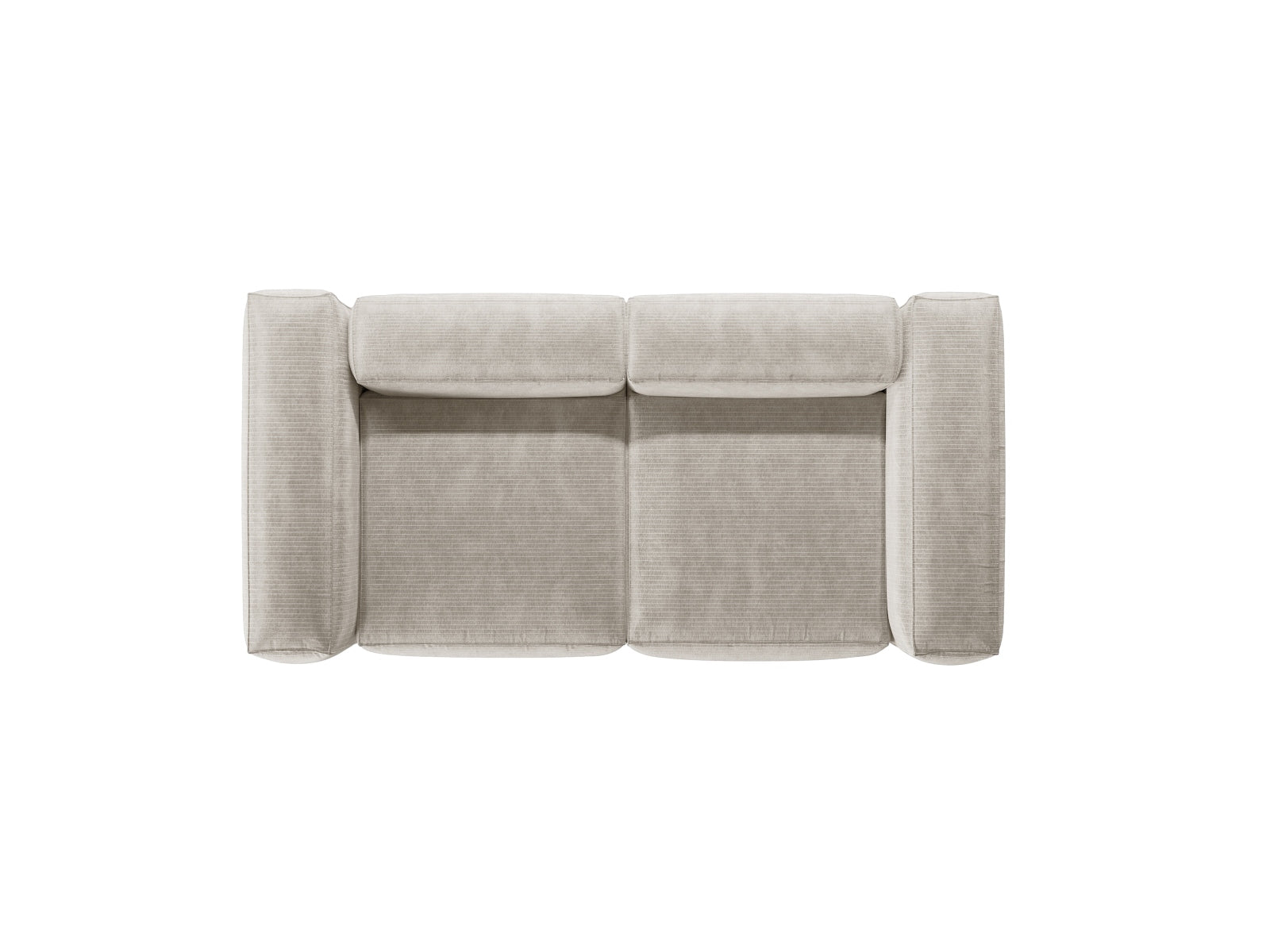 Bergamo Modular Sofa 2 Sitzer in Ivory-Perla präsentiert im Onlineshop von KAQTU Design AG. 2er Sofa ist von Cosmopolitan Design
