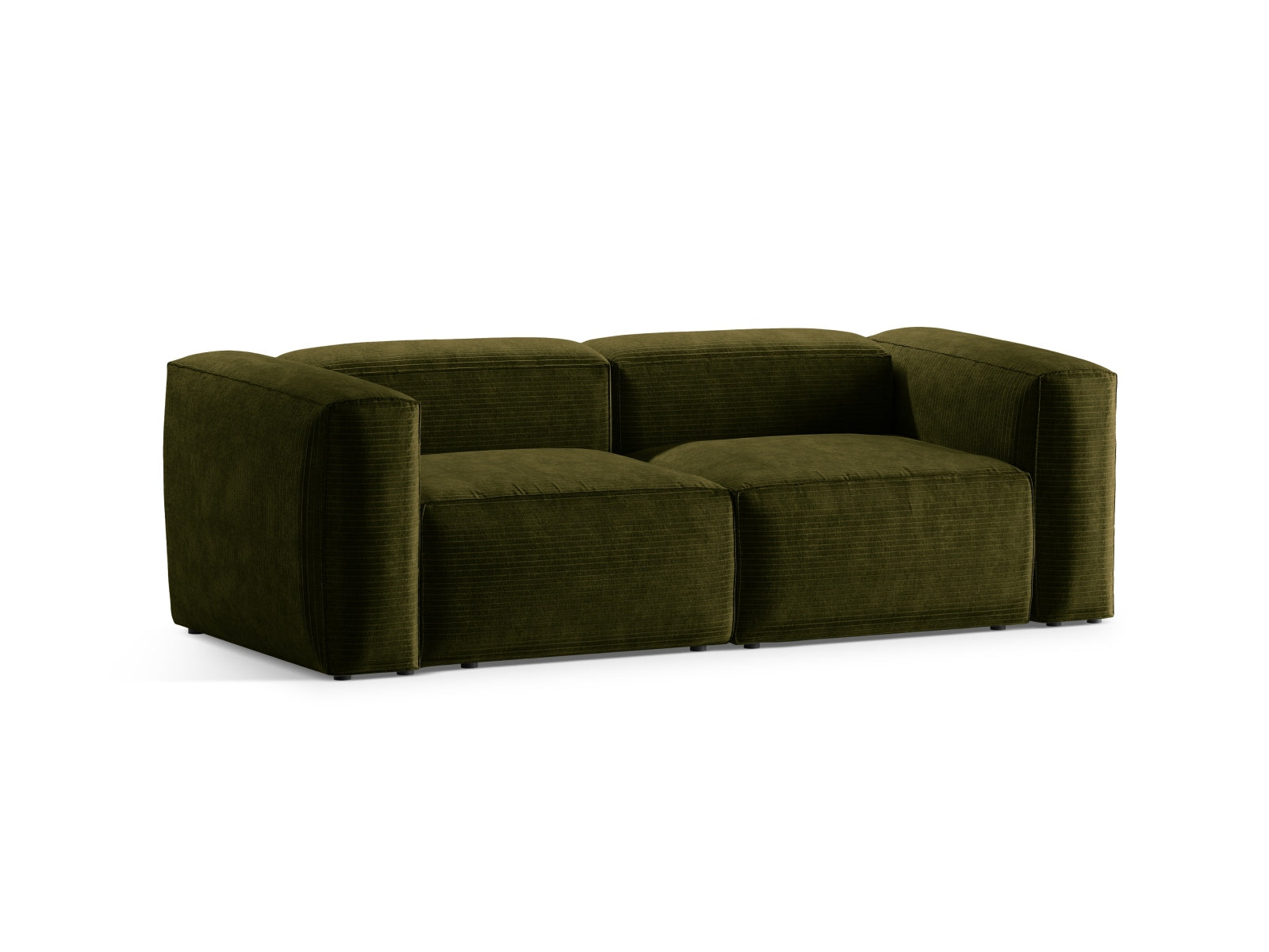 Bergamo Modular Sofa 2 Sitzer in Green-Perla präsentiert im Onlineshop von KAQTU Design AG. 2er Sofa ist von Cosmopolitan Design