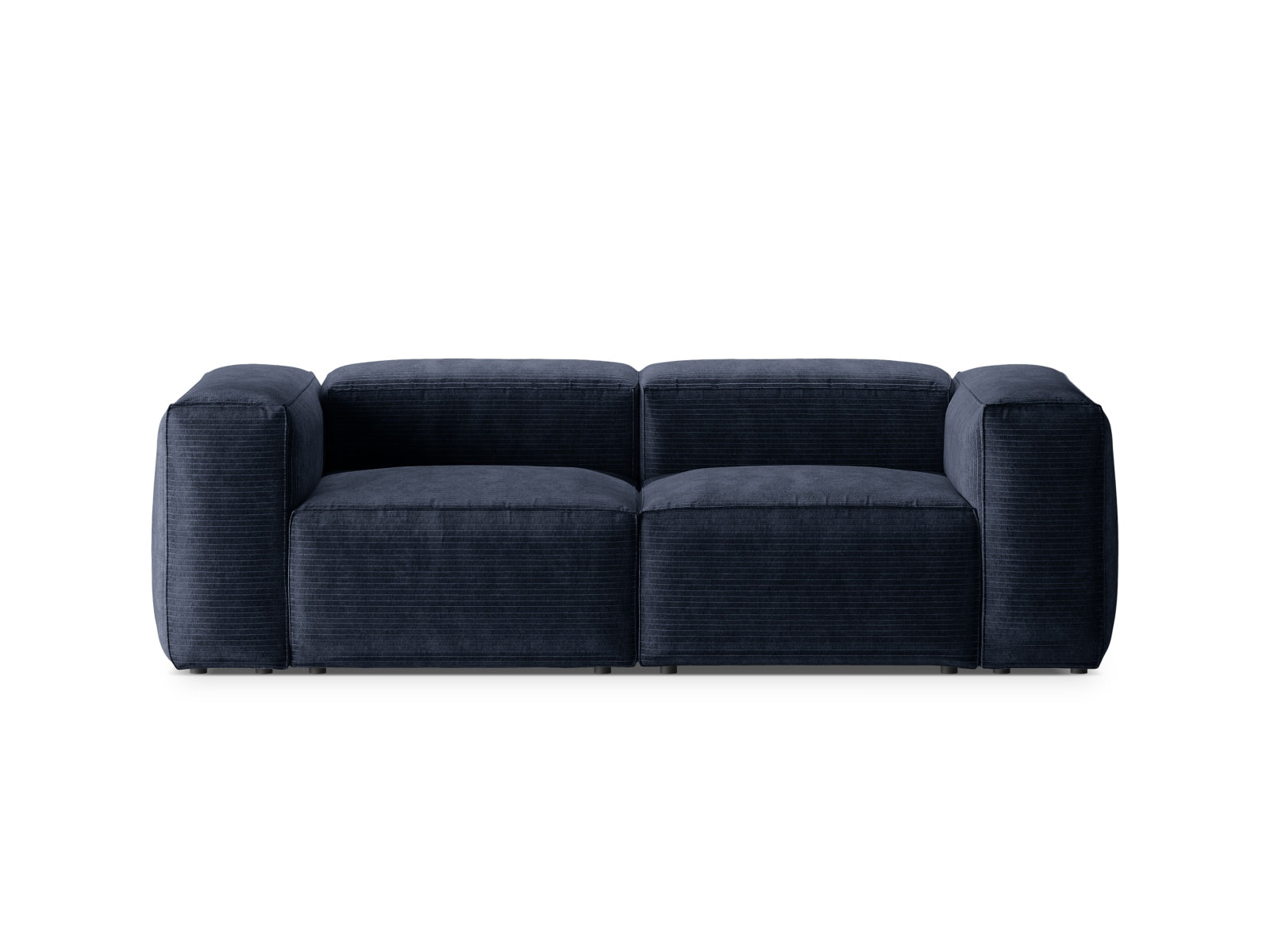 Bergamo Modular Sofa 2 Sitzer in Navy Blue-Perla präsentiert im Onlineshop von KAQTU Design AG. 2er Sofa ist von Cosmopolitan Design