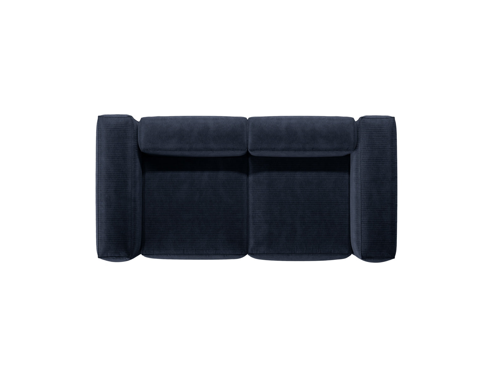 Bergamo Modular Sofa 2 Sitzer in Navy Blue-Perla präsentiert im Onlineshop von KAQTU Design AG. 2er Sofa ist von Cosmopolitan Design