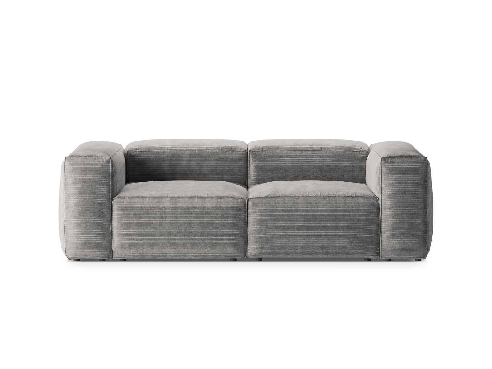 Bergamo Modular Sofa 2 Sitzer in Light Grey-Perla präsentiert im Onlineshop von KAQTU Design AG. 2er Sofa ist von Cosmopolitan Design