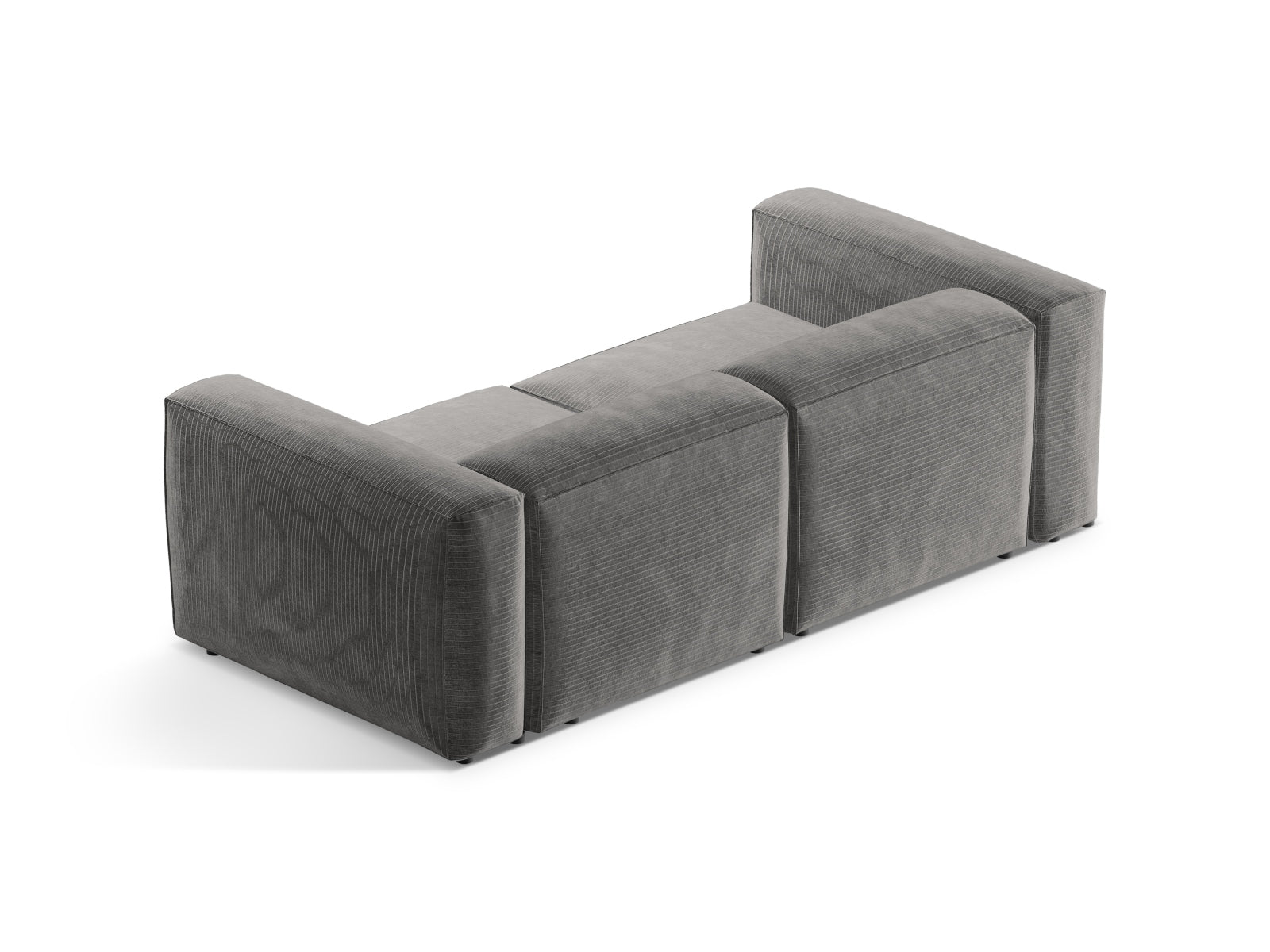 Bergamo Modular Sofa 2 Sitzer in Light Grey-Perla präsentiert im Onlineshop von KAQTU Design AG. 2er Sofa ist von Cosmopolitan Design