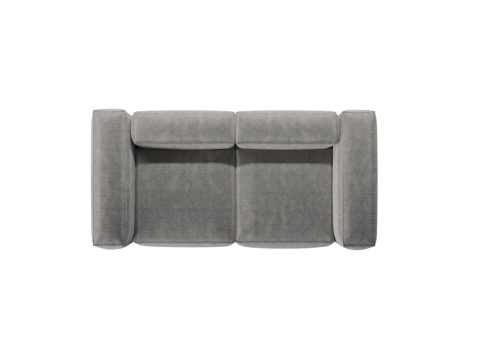 Bergamo Modular Sofa 2 Sitzer in Light Grey-Perla präsentiert im Onlineshop von KAQTU Design AG. 2er Sofa ist von Cosmopolitan Design