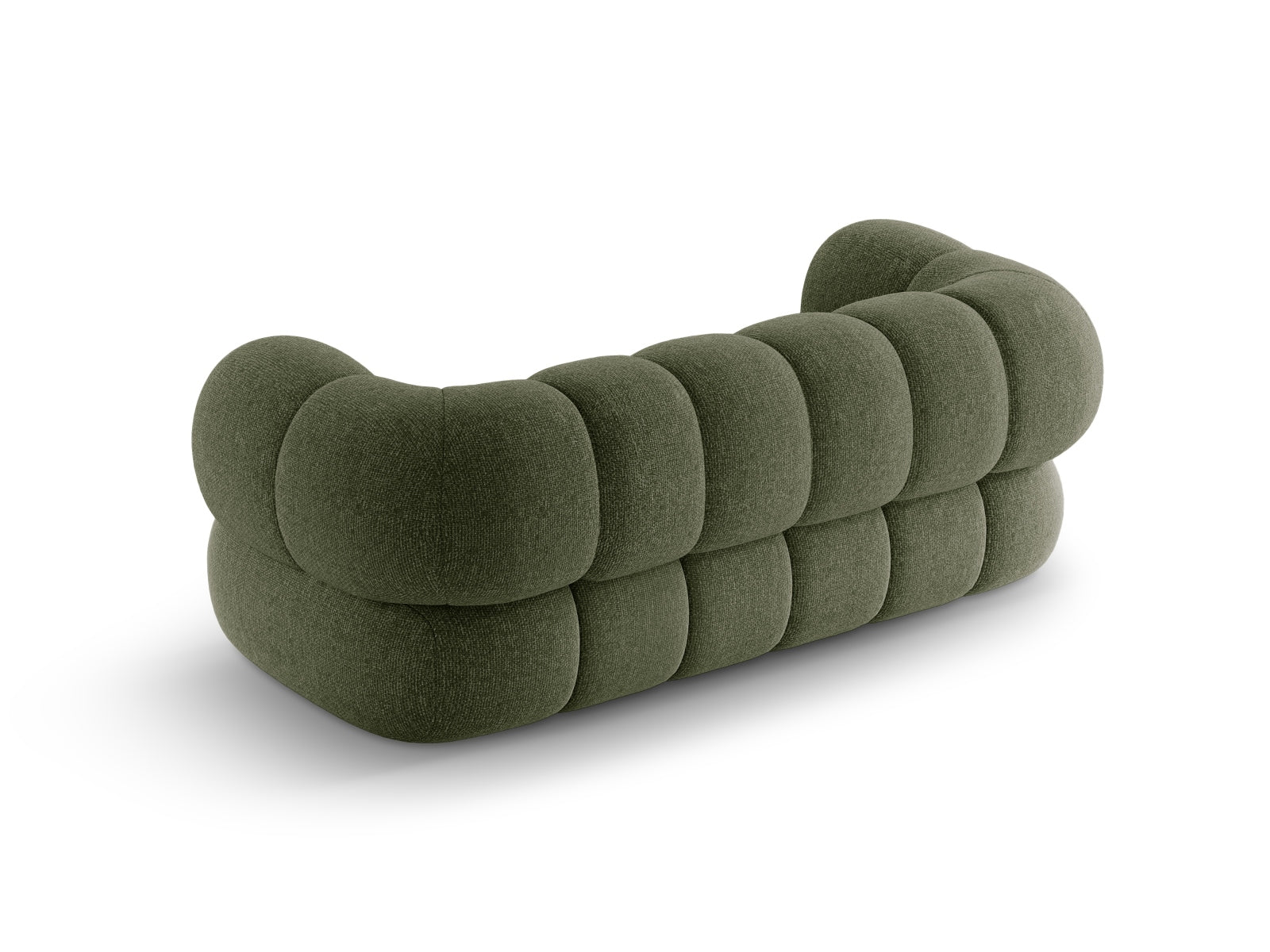 Elegantes Koge 2-Sitzer Sofa in der Farbe Green-Eden, ideal für stilvolle Wohnräume und entspannte Stunden, entworfen von Cosmopolitan Design.
