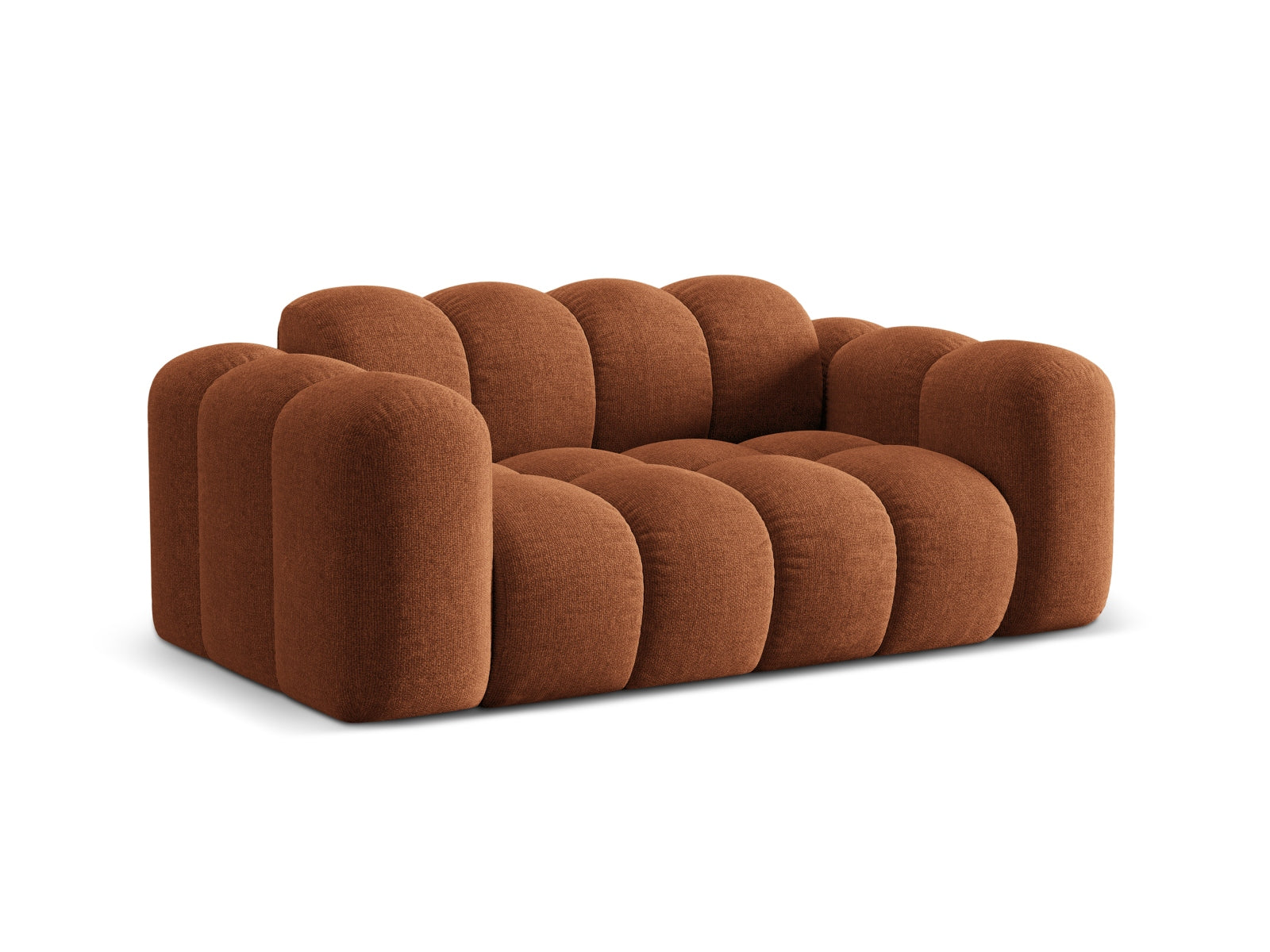 Elegantes 2-Sitzer Sofa Treno in Brick-Eden, ideal für stilvolle Wohnräume, erhältlich bei KAQTU Design AG.