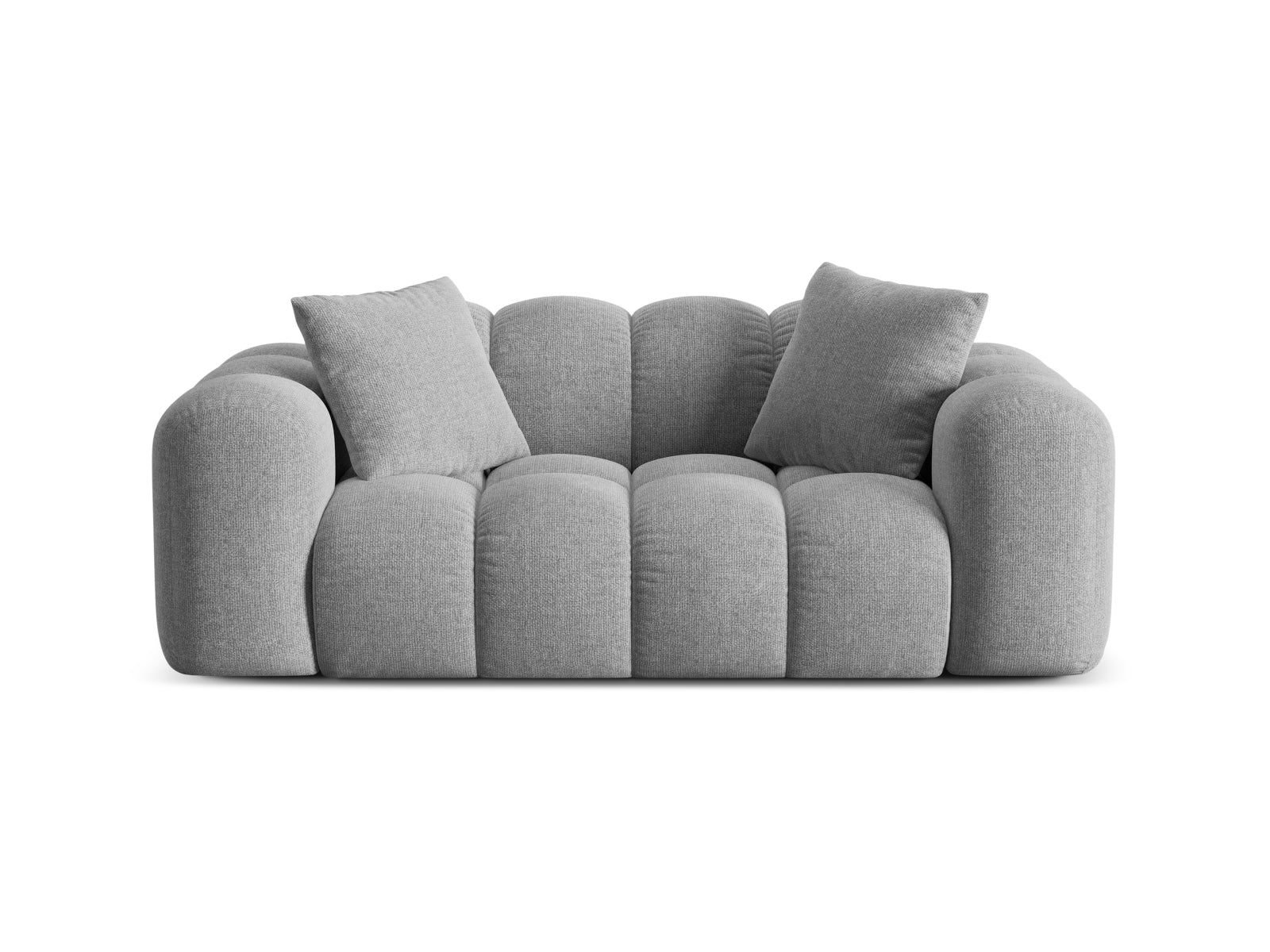 2-Sitzer Sofa Treno in Light Grey-Eden präsentiert im Onlineshop von KAQTU Design AG. 2er Sofa ist von Cosmopolitan Design