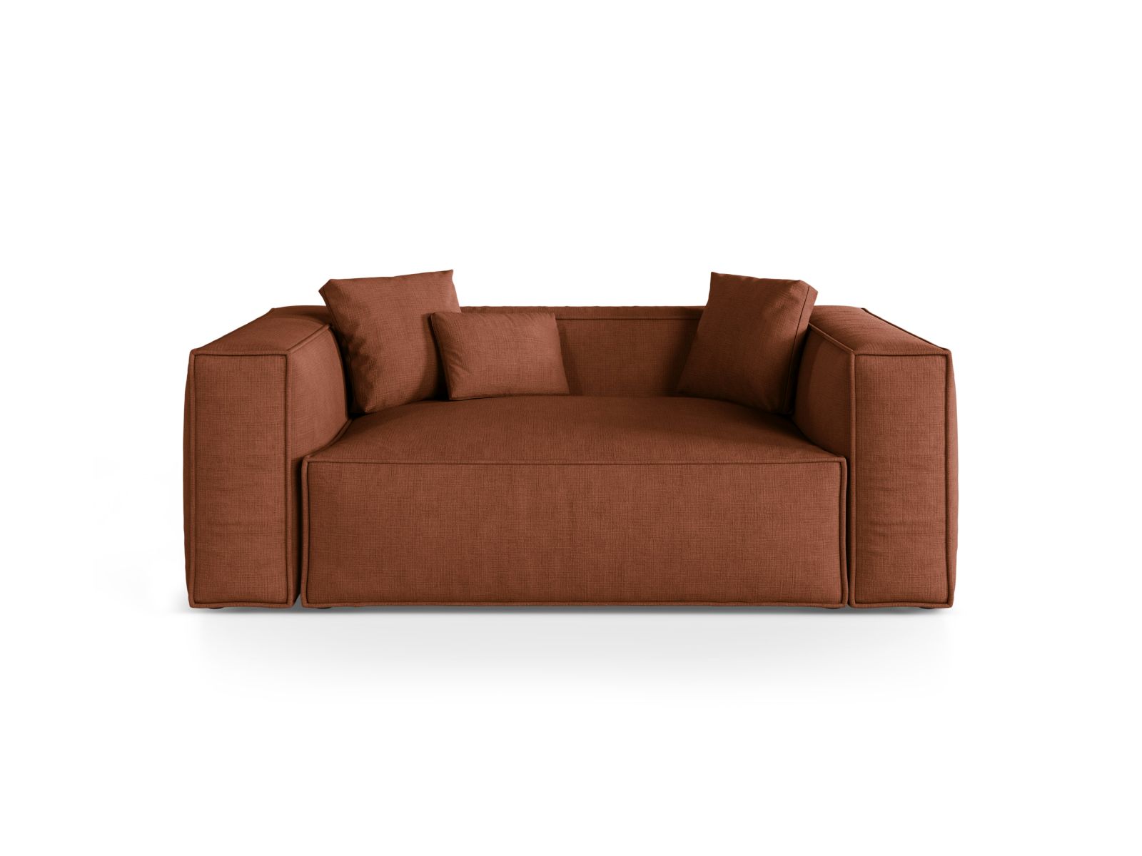 2-Sitzer Sofa Aveiro in Brick-Liberty präsentiert im Onlineshop von KAQTU Design AG. 2er Sofa ist von Cosmopolitan Design