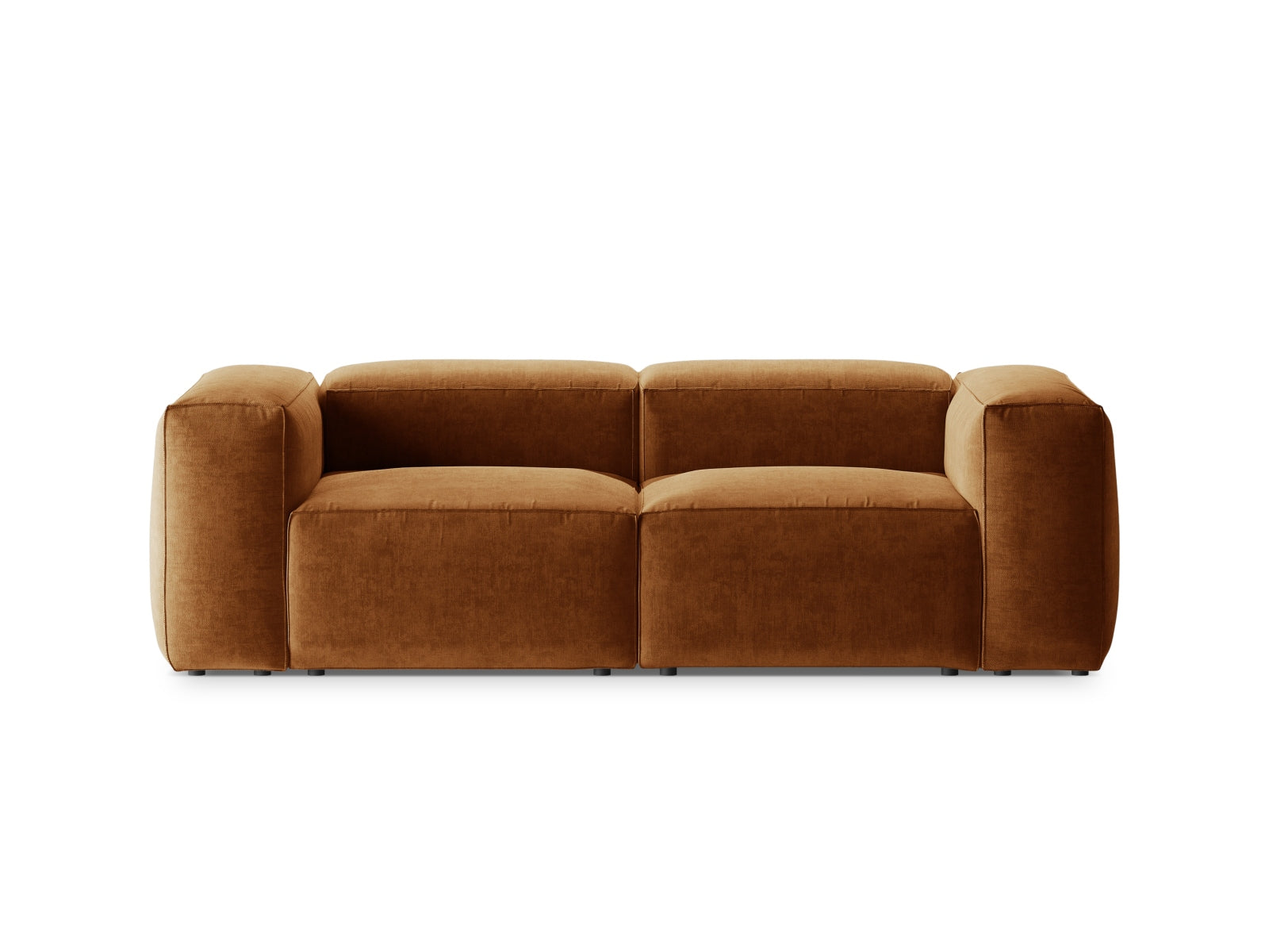 Bergamo Modular Sofa 2 Sitzer in Brick-Liberty präsentiert im Onlineshop von KAQTU Design AG. 2er Sofa ist von Cosmopolitan Design
