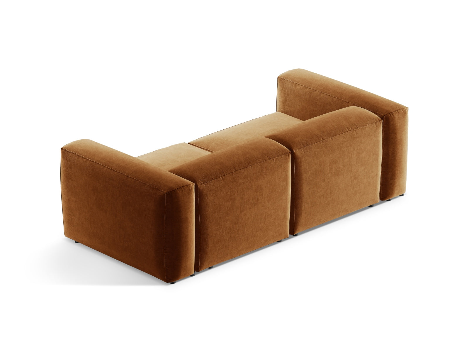 Bergamo Modular Sofa 2 Sitzer in Brick-Liberty präsentiert im Onlineshop von KAQTU Design AG. 2er Sofa ist von Cosmopolitan Design