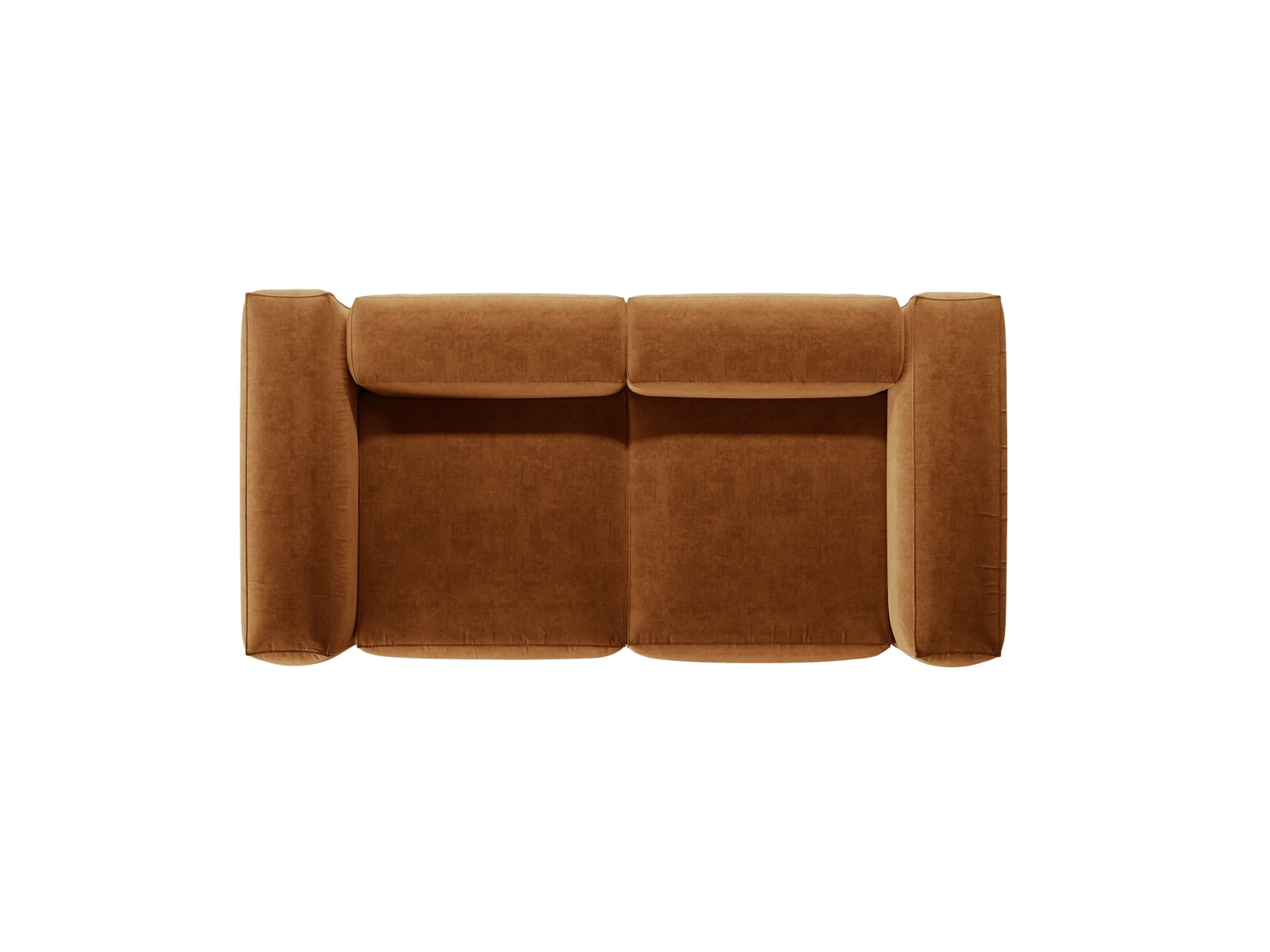 Bergamo Modular Sofa 2 Sitzer in Brick-Liberty präsentiert im Onlineshop von KAQTU Design AG. 2er Sofa ist von Cosmopolitan Design