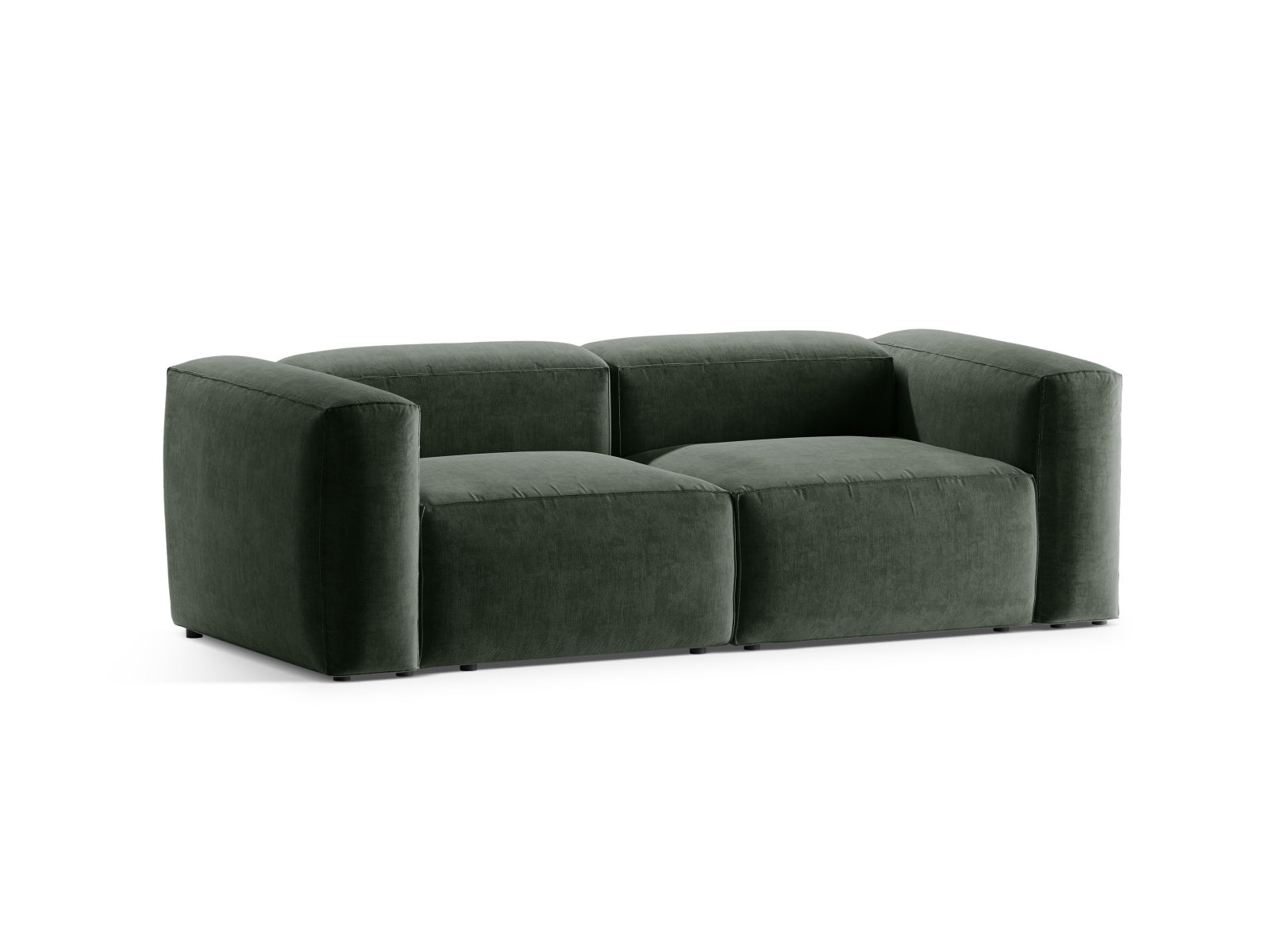 Bergamo Modular Sofa 2 Sitzer in Moss Green-Liberty präsentiert im Onlineshop von KAQTU Design AG. 2er Sofa ist von Cosmopolitan Design
