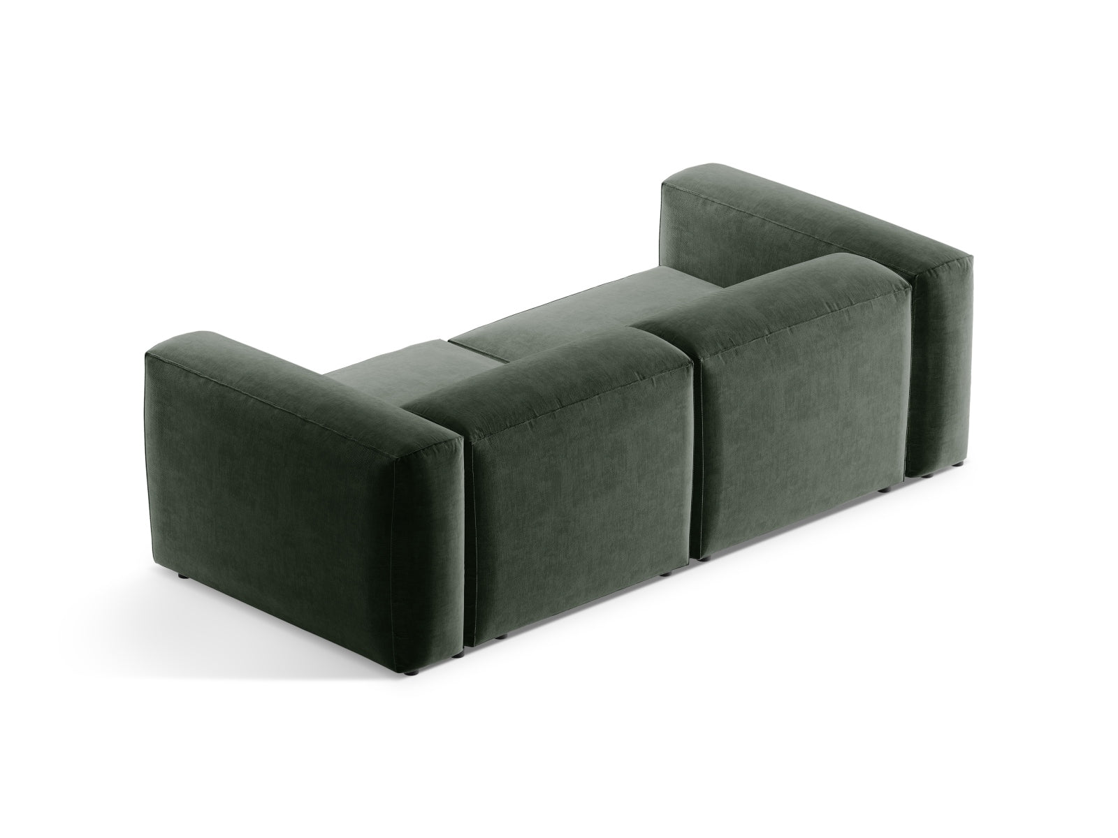Bergamo Modular Sofa 2 Sitzer in Moss Green-Liberty präsentiert im Onlineshop von KAQTU Design AG. 2er Sofa ist von Cosmopolitan Design