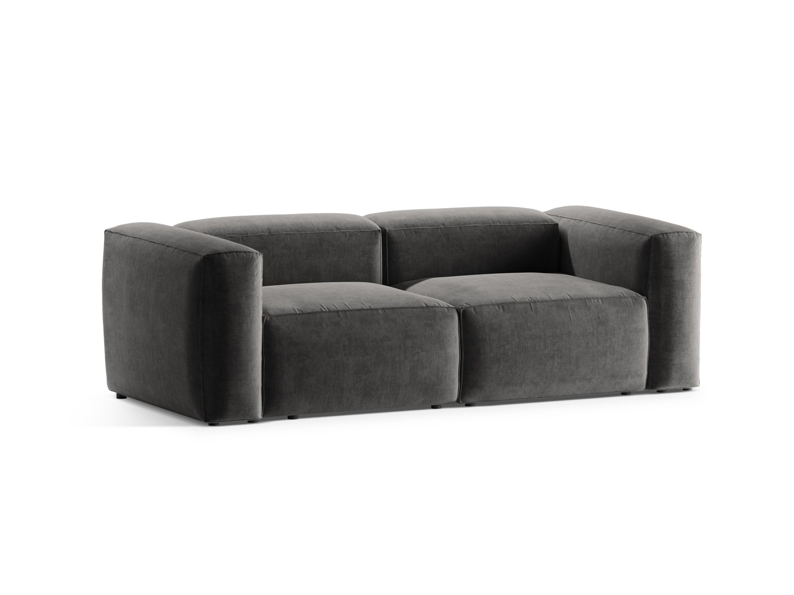 Bergamo Modular Sofa 2 Sitzer in Graphite-Liberty präsentiert im Onlineshop von KAQTU Design AG. 2er Sofa ist von Cosmopolitan Design