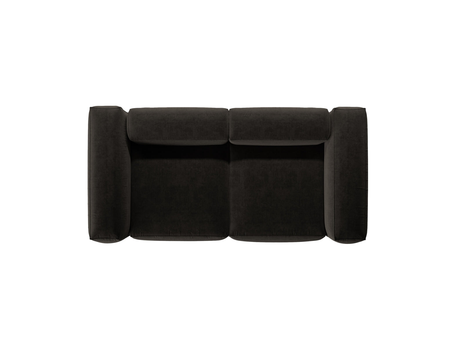 Bergamo Modular Sofa 2 Sitzer in Black-Liberty präsentiert im Onlineshop von KAQTU Design AG. 2er Sofa ist von Cosmopolitan Design