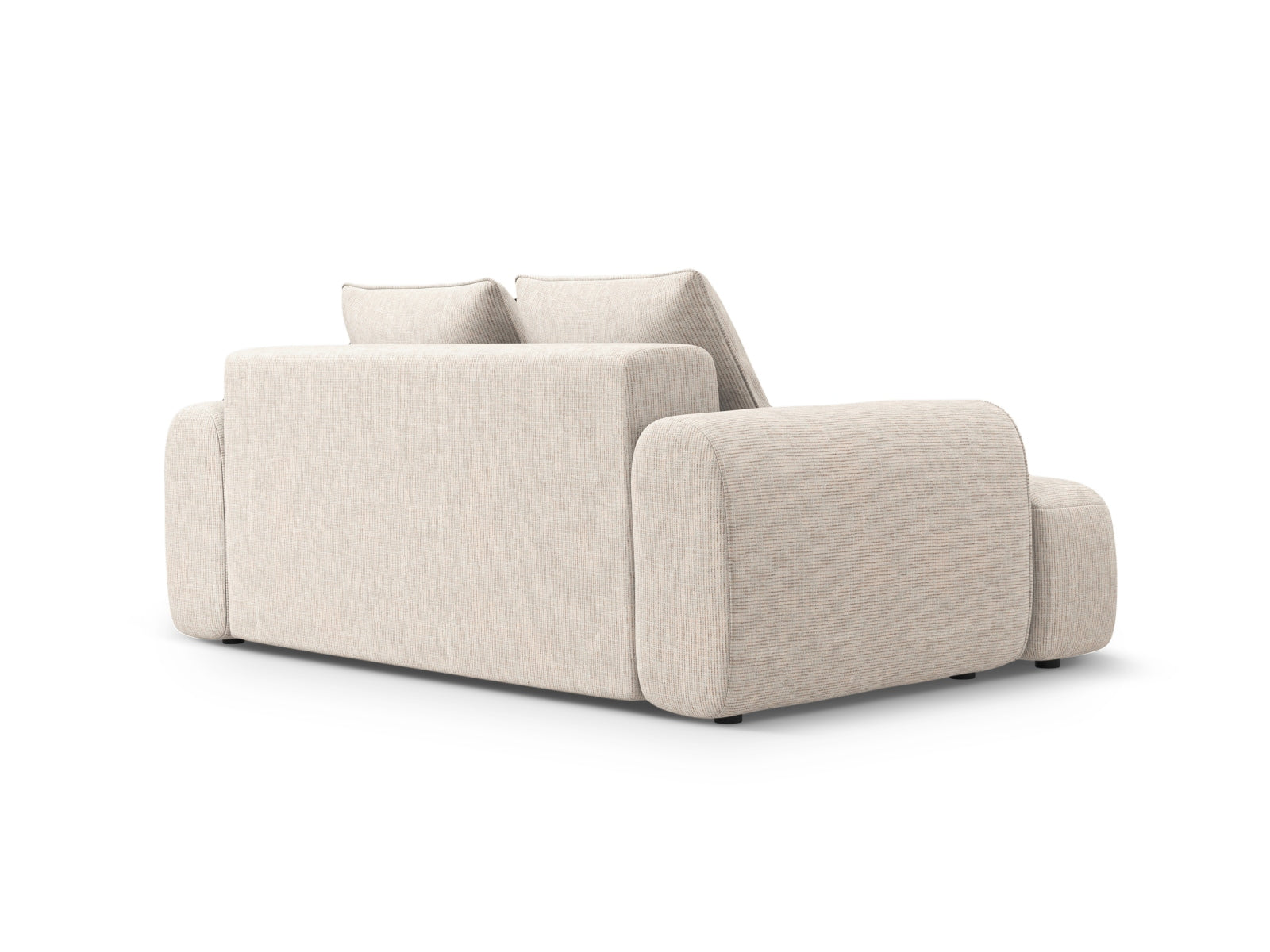 Elegantes 2-Sitzer Sofa Calma in sanftem Beige, ideal für stilvolle Wohnräume und entspannte Stunden, erhältlich bei KAQTU.