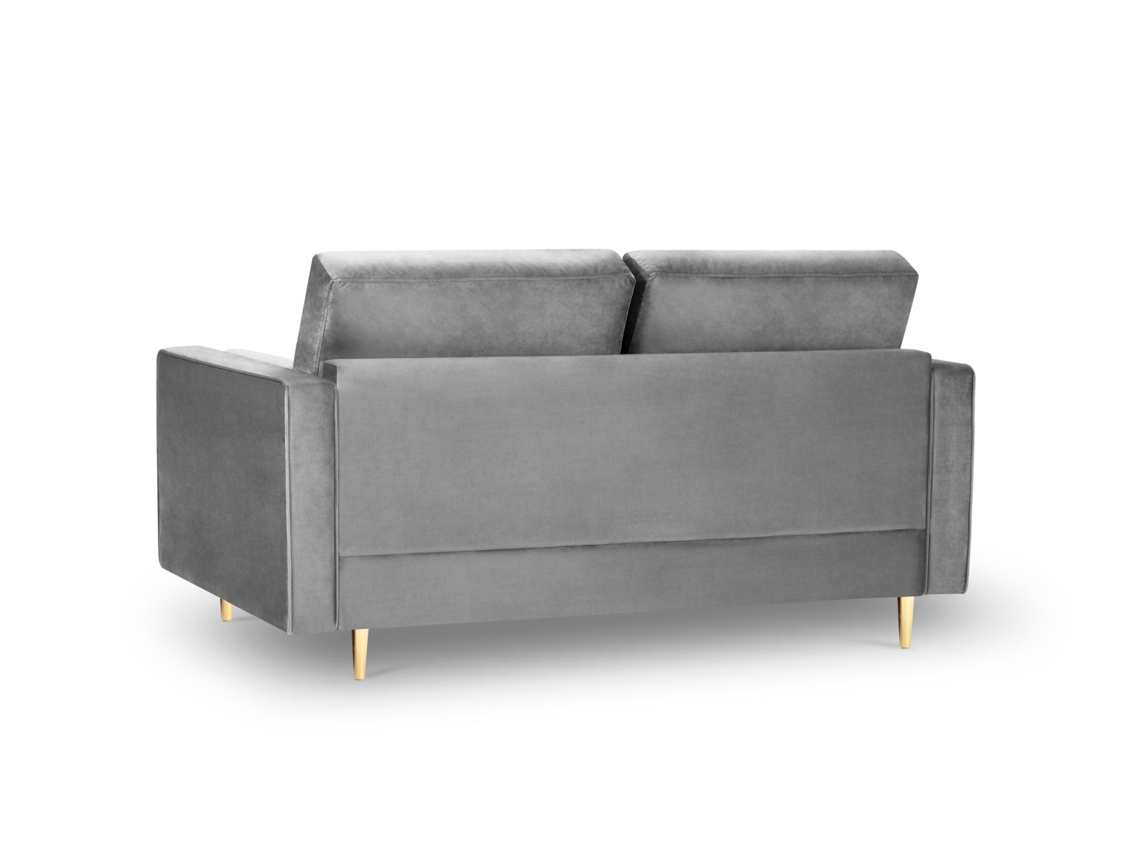 Modernes 2-Sitzer Sofa Aspen in ansprechendem Grauton, perfekt für stilvolle Wohnzimmer und gemütliche Entspannungsmomente.