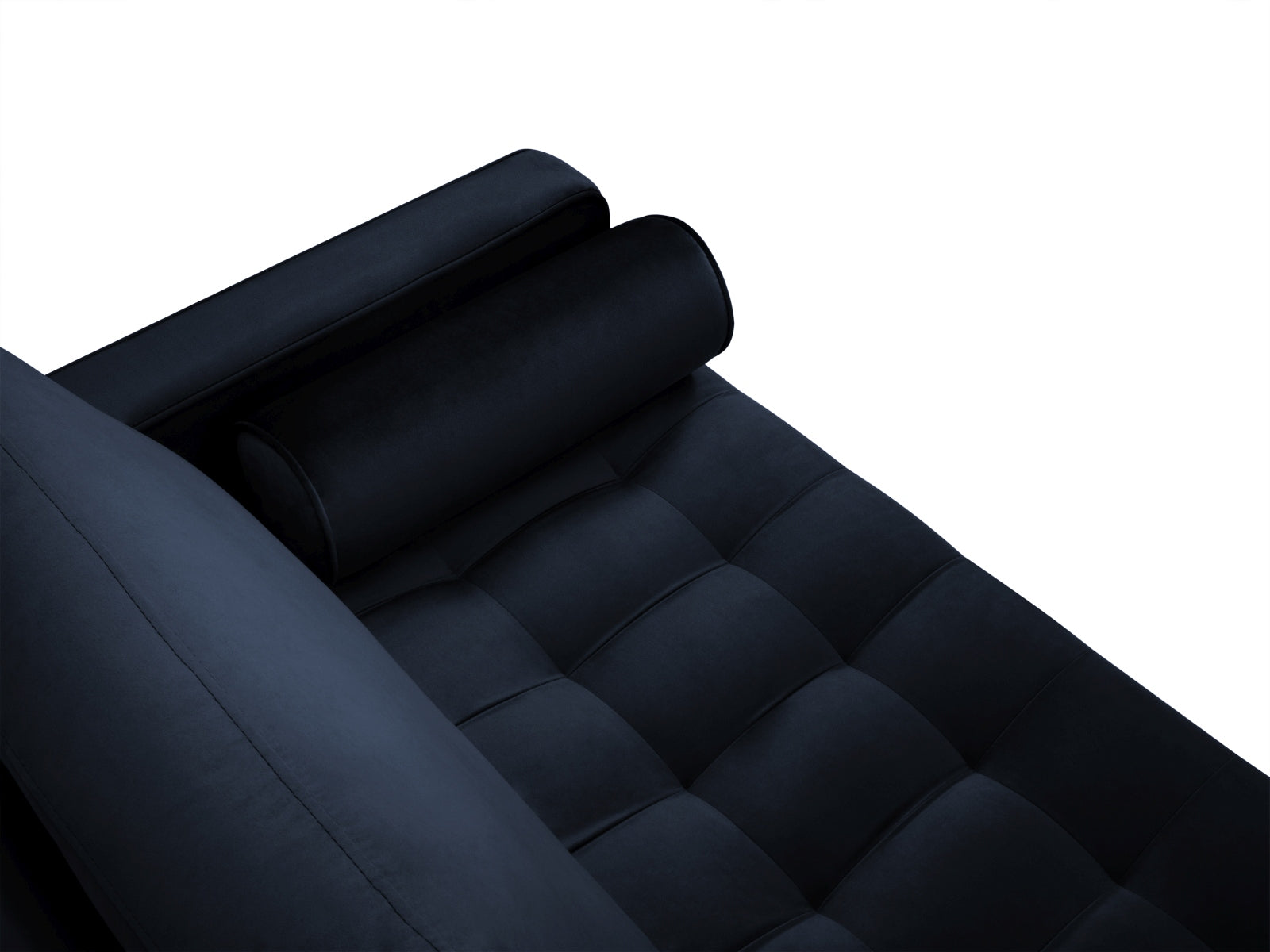 Elegantes 2-Sitzer Sofa Aspen in Royalblau, ideal für moderne Wohnkonzepte, vereint Komfort und stilvolles Design für Ihr Zuhause.