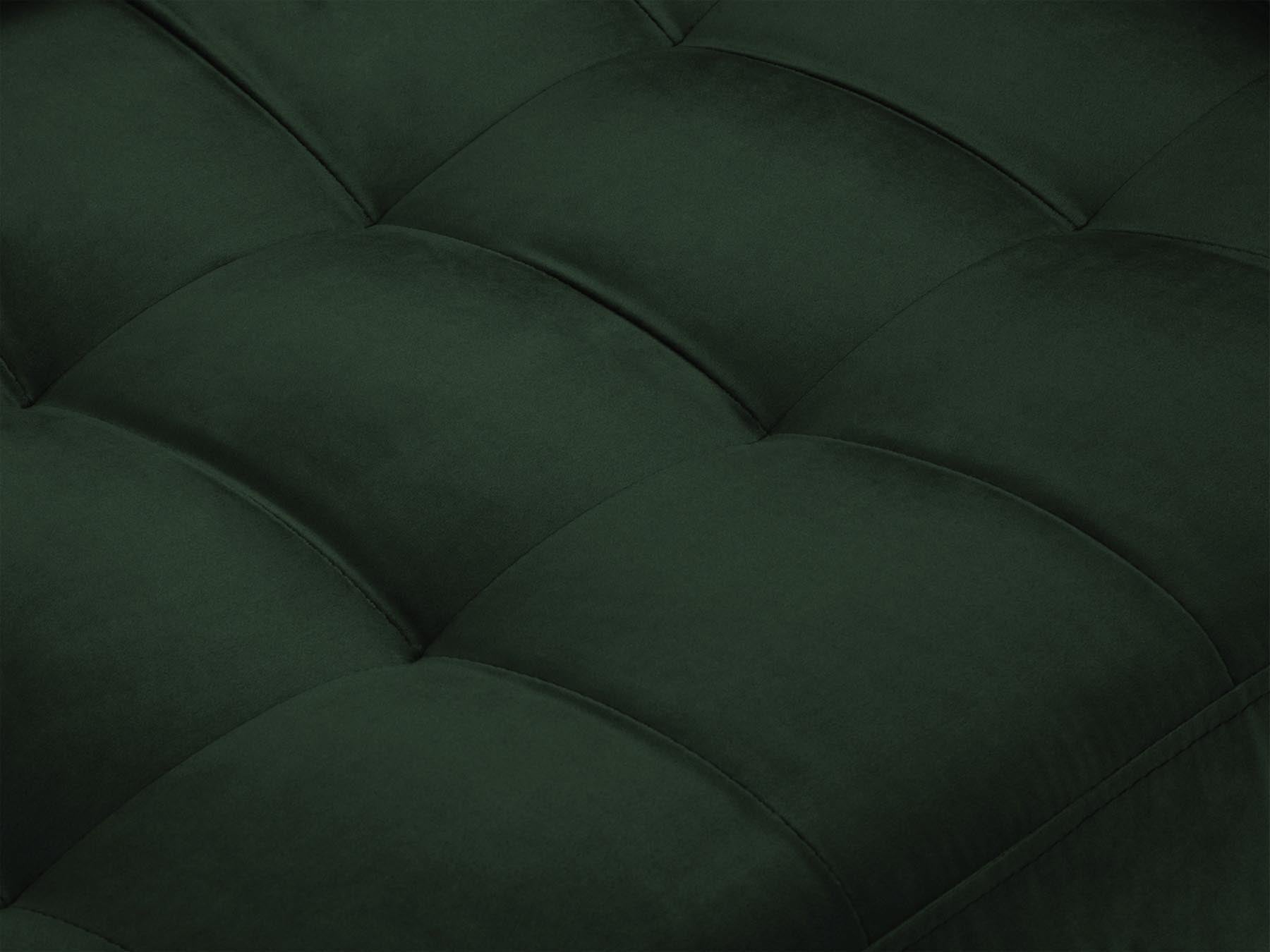 Modernes 2-Sitzer Sofa Aspen in tiefem Flaschengrün, perfekt für gemütliche und stilvolle Wohnbereiche. Hochwertige Verarbeitung von Cosmopolitan Design.