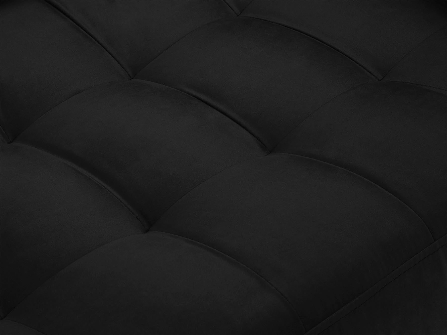 Elegantes 2-Sitzer Sofa Aspen in klassischem Schwarz, ideal für moderne Wohnräume, entworfen von Cosmopolitan Design.