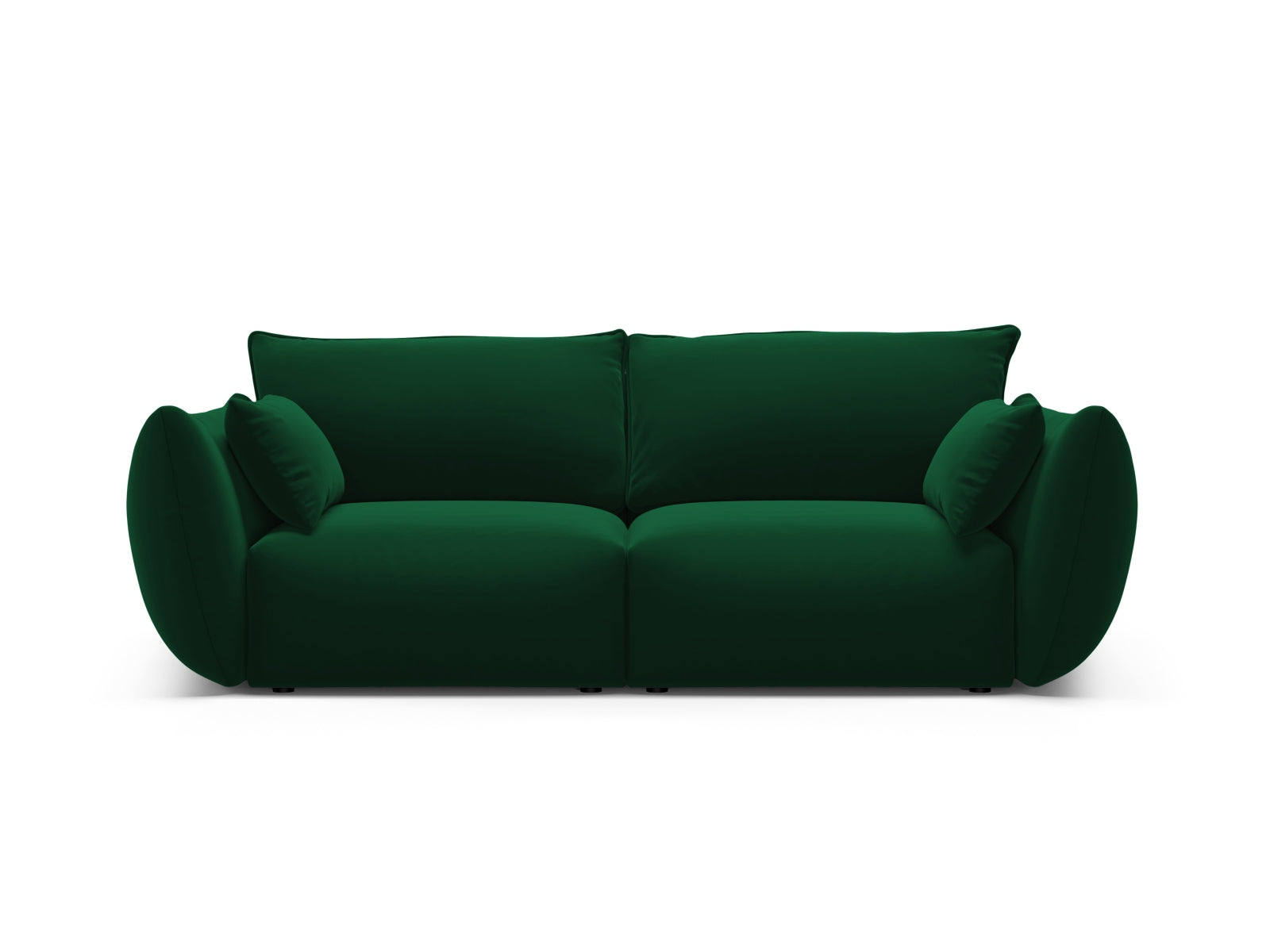 2-Sitzer Sofa Matera in Bottle Green-Salvador präsentiert im Onlineshop von KAQTU Design AG. 2er Sofa ist von Cosmopolitan Design