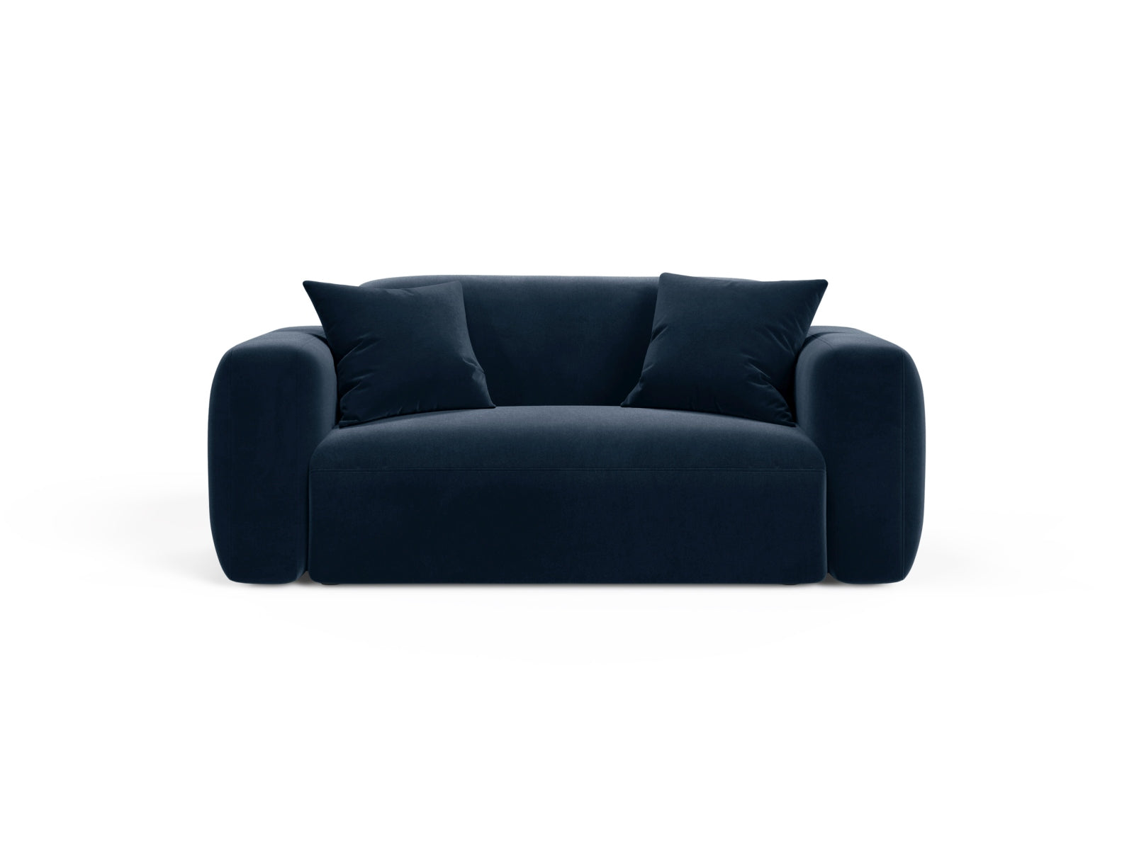 Strino Velour Modular Sofa 2 Sitzer in Royal Blue-Salvador präsentiert im Onlineshop von KAQTU Design AG. 2er Sofa ist von Cosmopolitan Design