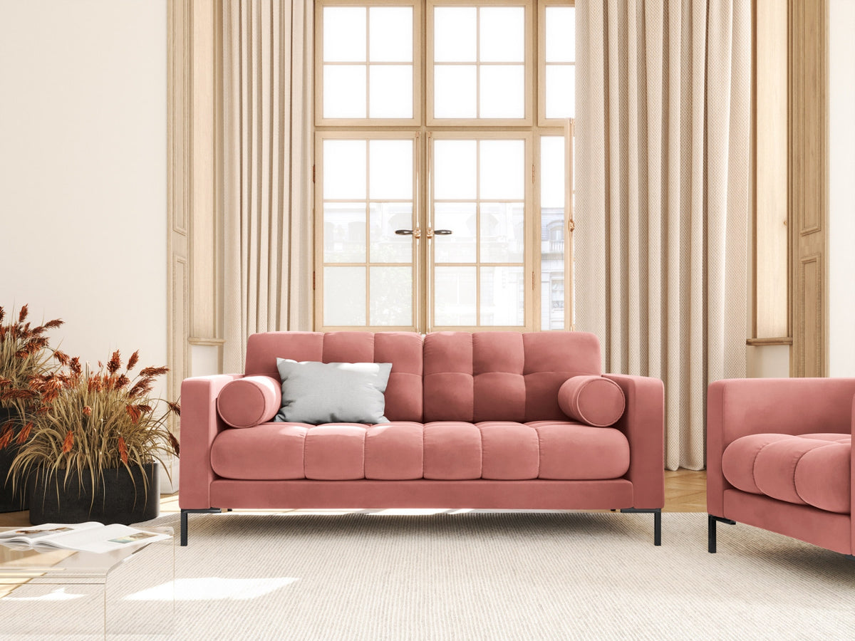 2-Sitzer Sofa Bali in Pink-Bluvel präsentiert im Onlineshop von KAQTU Design AG. 2er Sofa ist von Cosmopolitan Design