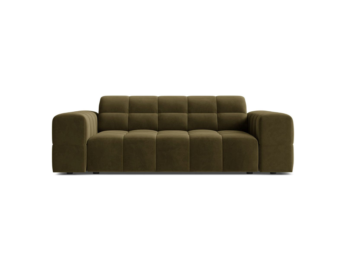 Chicago Velour Sofa 2 Sitzer 102cm in Green-Bluvel präsentiert im Onlineshop von KAQTU Design AG. 2er Sofa ist von Cosmopolitan Design