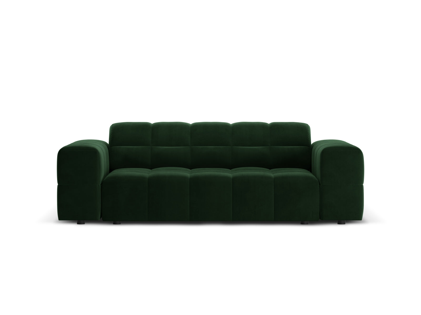 Chicago Velour Sofa 2 Sitzer 102cm in Bottle Green-Bluvel präsentiert im Onlineshop von KAQTU Design AG. 2er Sofa ist von Cosmopolitan Design