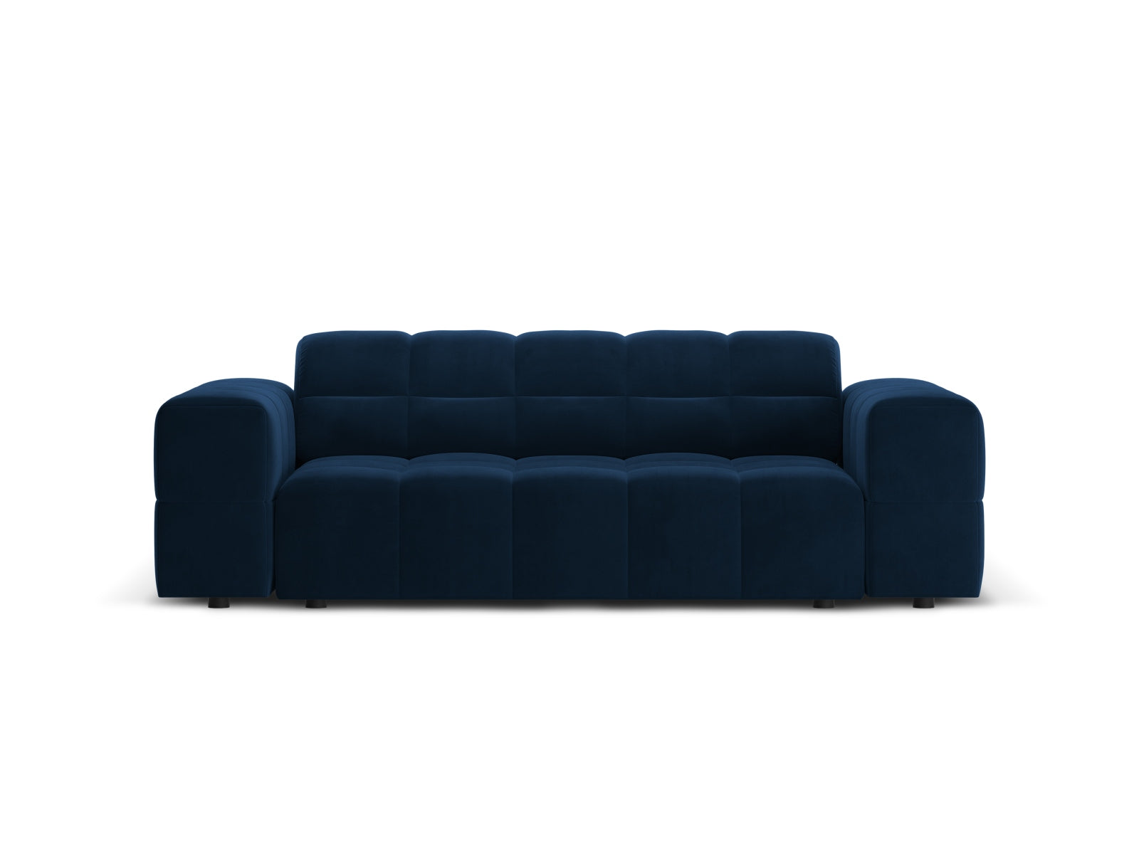Chicago Velour Sofa 2 Sitzer 102cm in Royal Blue-Bluvel präsentiert im Onlineshop von KAQTU Design AG. 2er Sofa ist von Cosmopolitan Design
