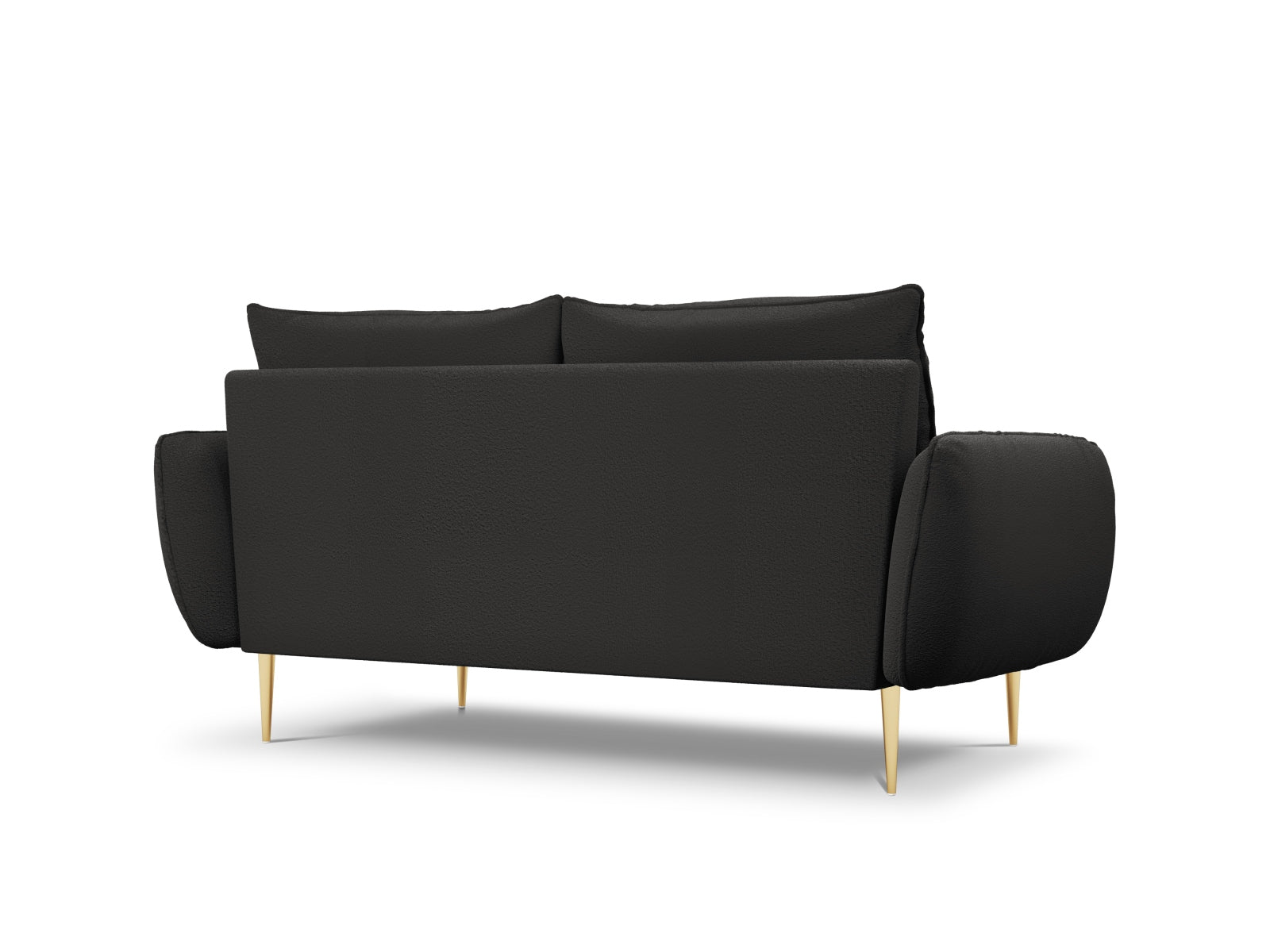 Entdecken Sie das stilvolle Vienna Boucle Sofa 2 Sitzer von Cosmopolitan Design – ideal für kleine Räume und höchsten Sitzkomfort.