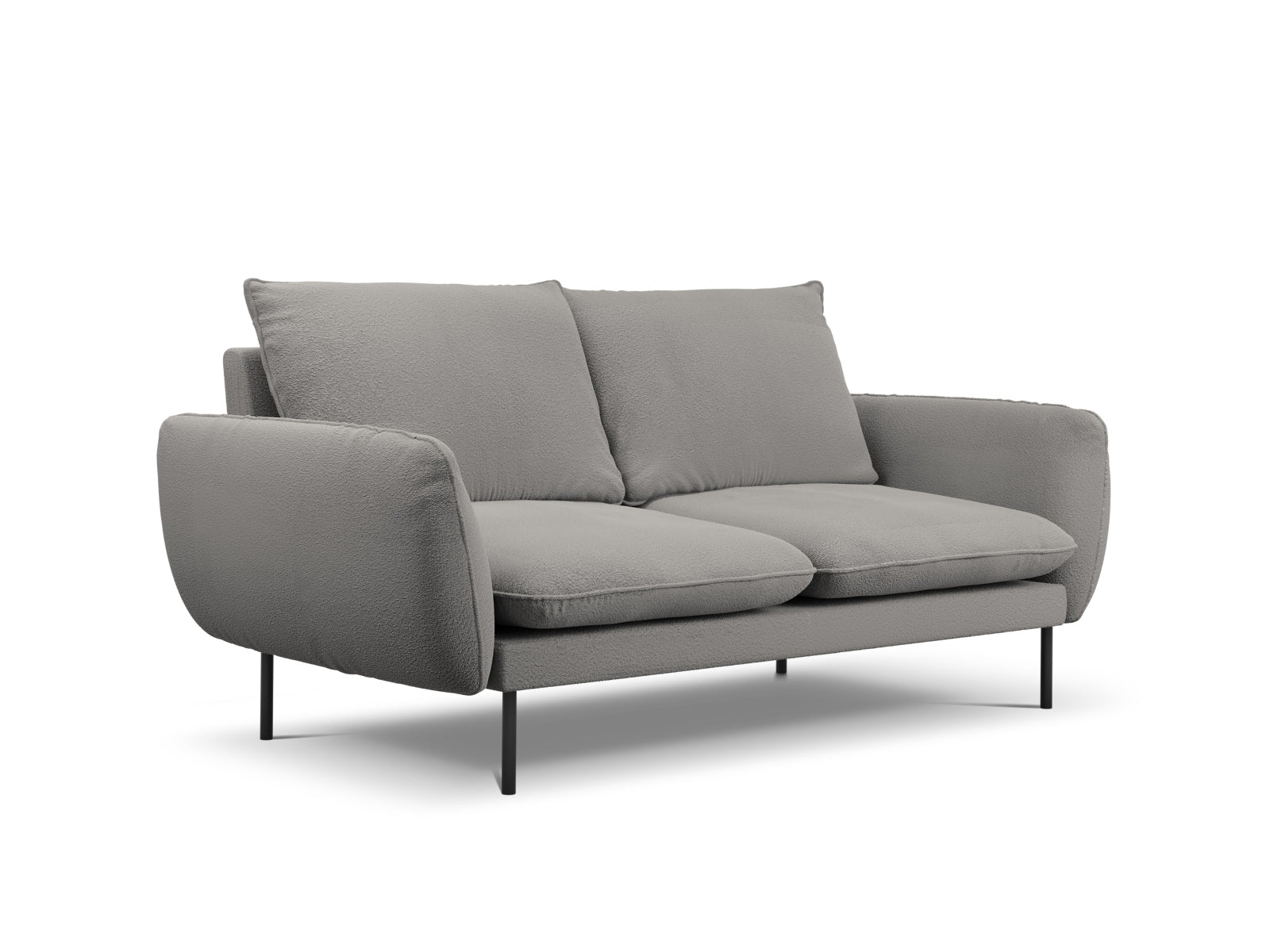 Erleben Sie das elegante Vienna Boucle Sofa 2 Sitzer 92cm von Cosmopolitan Design – ein perfektes Möbelstück für stilvolle Akzente und gemütliche Stunden.
