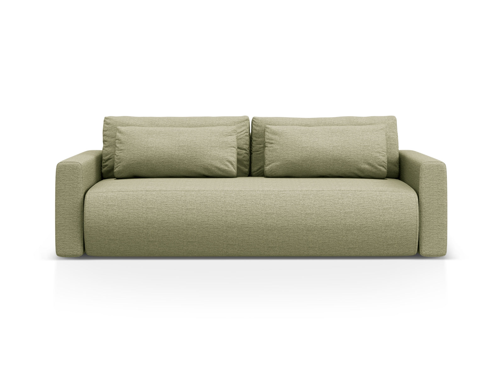 Belfast Sofa mit Schlaffunktion und Stauraum 3 Sitzer in Olive-Heritage präsentiert im Onlineshop von KAQTU Design AG. Bettsofa ist von Cosmopolitan Design