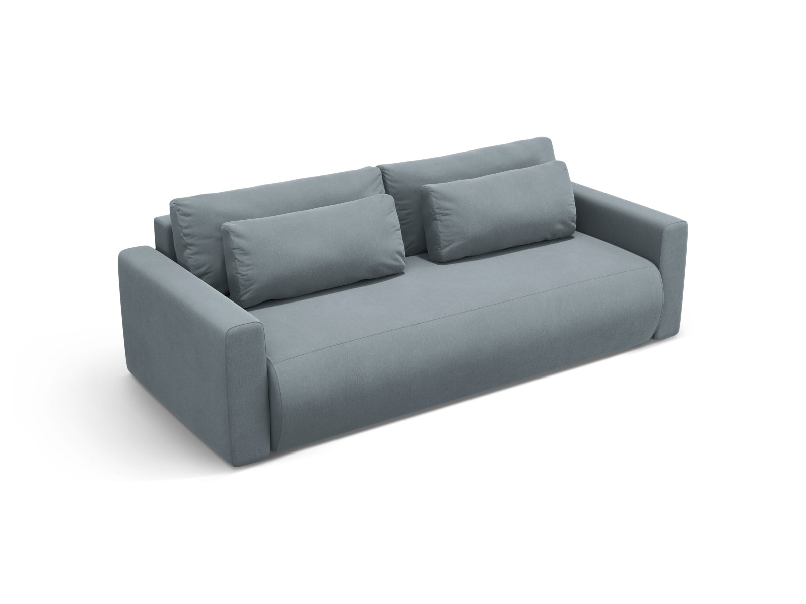 Entdecken Sie das stilvolle Belfast Velour Sofa von Cosmopolitan Design – ein 3-Sitzer mit praktischer Schlaffunktion und integriertem Stauraum für maximalen Komfort.