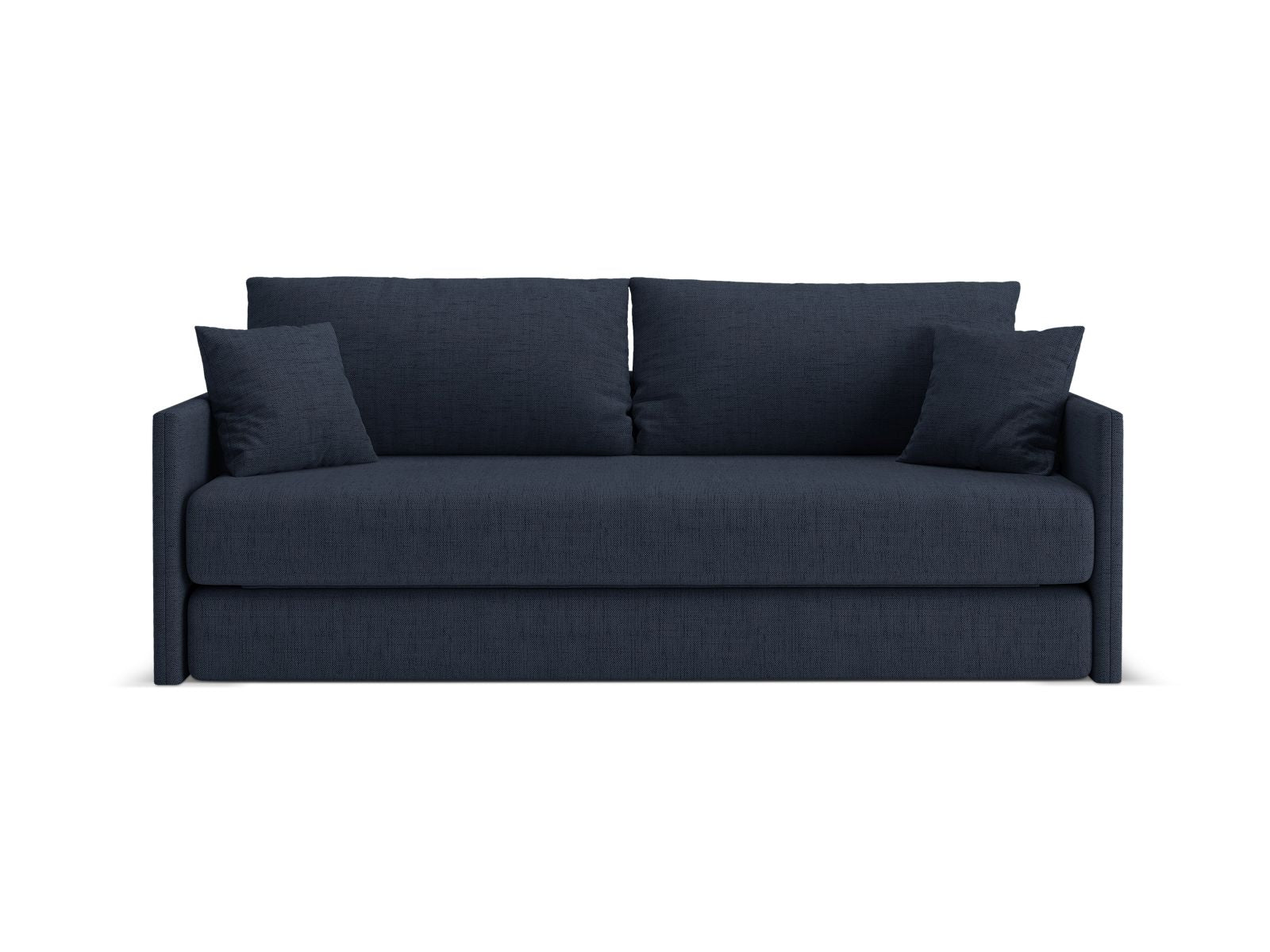 3-Sitzer Sofa mit Schlaffunktion Shannon in Royal Blue-Moly präsentiert im Onlineshop von KAQTU Design AG. Bettsofa ist von Cosmopolitan Design