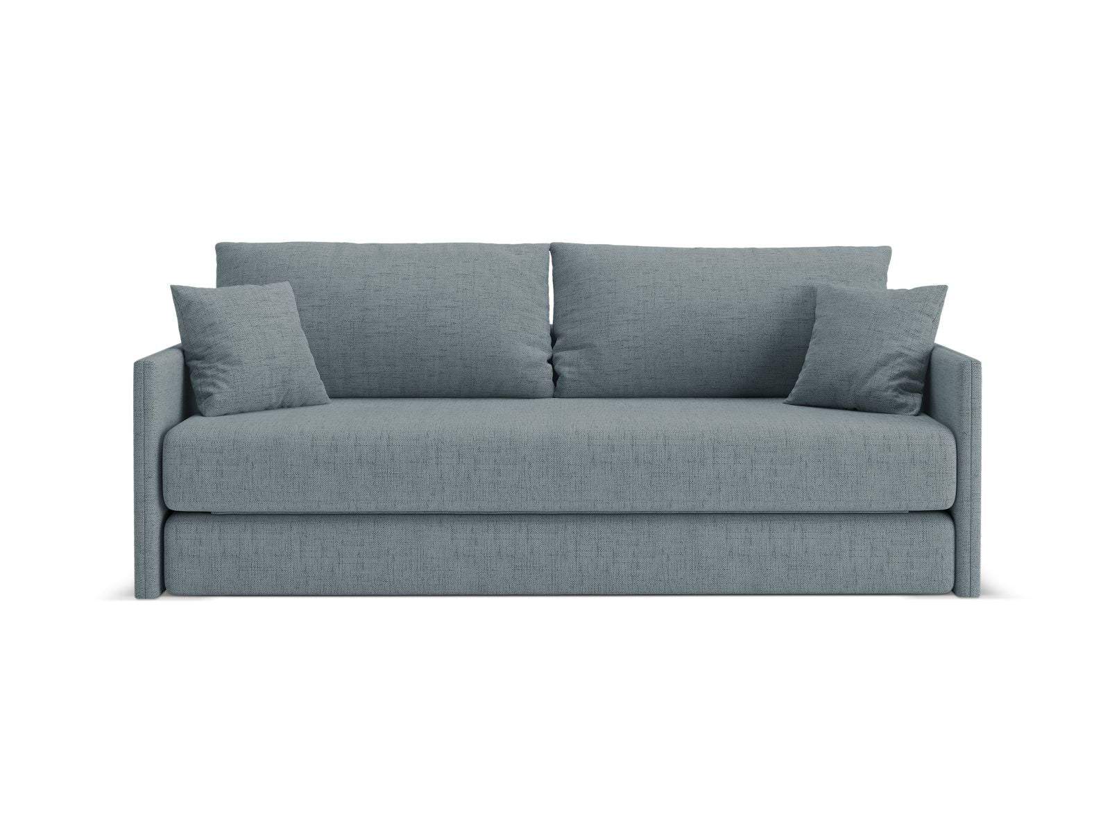 3-Sitzer Sofa mit Schlaffunktion Shannon in Light Blue-Moly präsentiert im Onlineshop von KAQTU Design AG. Bettsofa ist von Cosmopolitan Design
