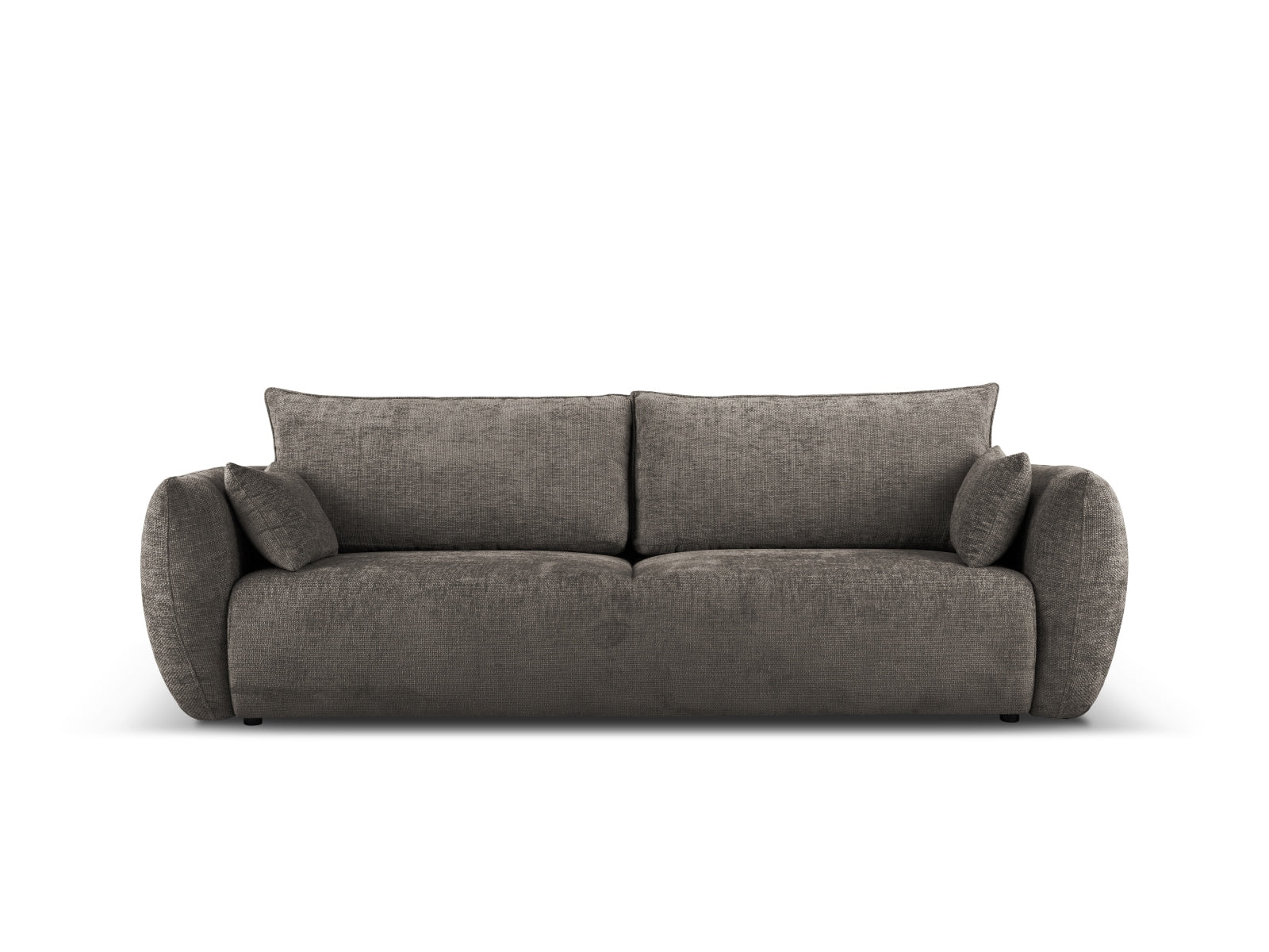 3-Sitzer Sofa Matera mit Schlaffunktion und Stauraum in Grey-Haga präsentiert im Onlineshop von KAQTU Design AG. Bettsofa ist von Cosmopolitan Design