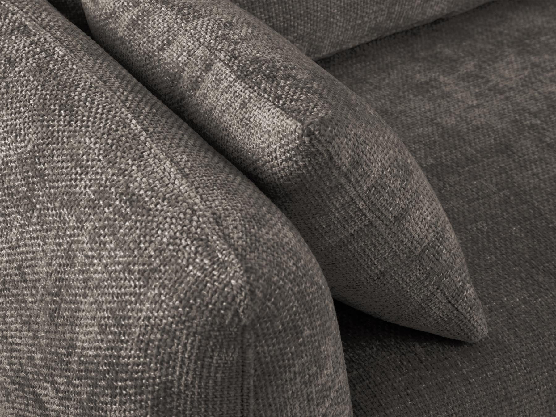 Elegantes 3-Sitzer Sofa Matera, ideal für kleine Räume, bietet Schlafgelegenheit und praktischen Stauraum für mehr Komfort.