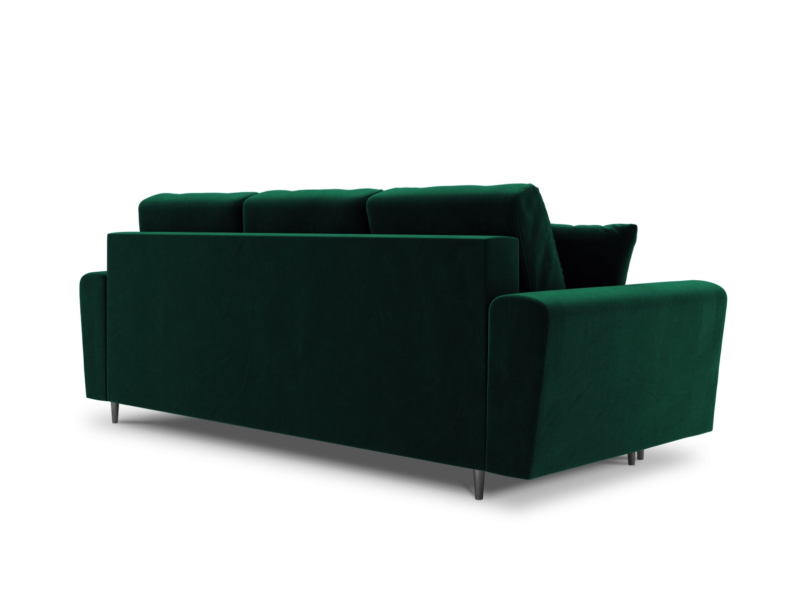 Erleben Sie das Kyoto Velour Sofa: eleganter 3-Sitzer mit Schlaffunktion und Stauraum, perfekt für stilvolle und funktionale Wohnräume.