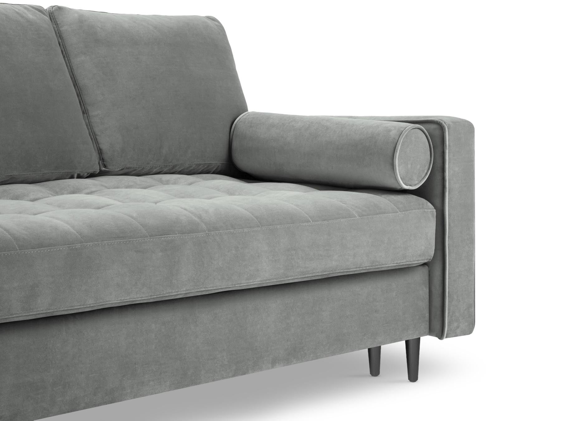 Elegantes 3-Sitzer Bettsofa Aspen in modernem Design, ideal für Gästeübernachtungen und zur Aufbewahrung von Decken und Kissen.