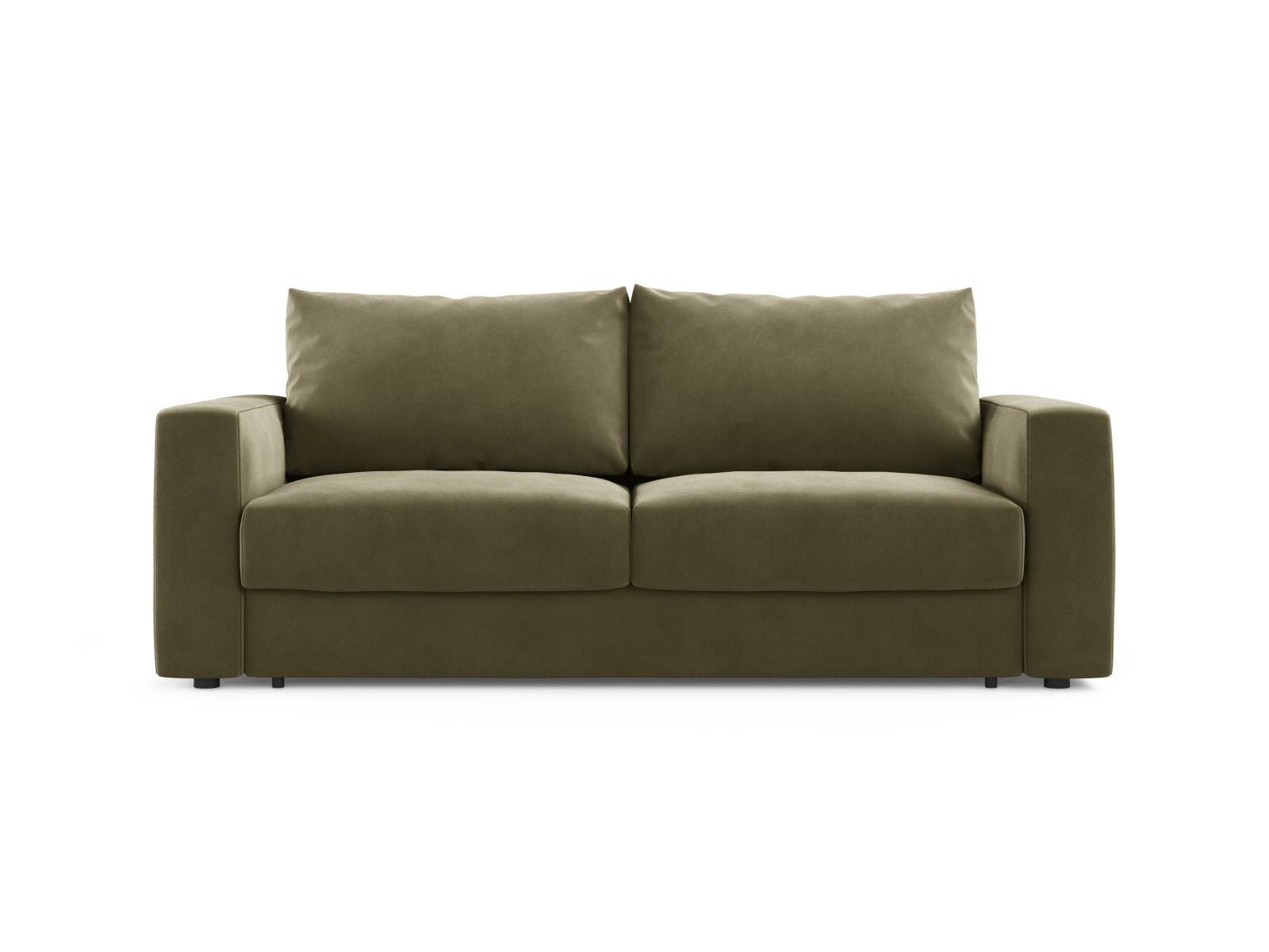 3-Sitzer Sofa Grena mit Schlaffunktion in Green-Salvador präsentiert im Onlineshop von KAQTU Design AG. Bettsofa ist von Cosmopolitan Design