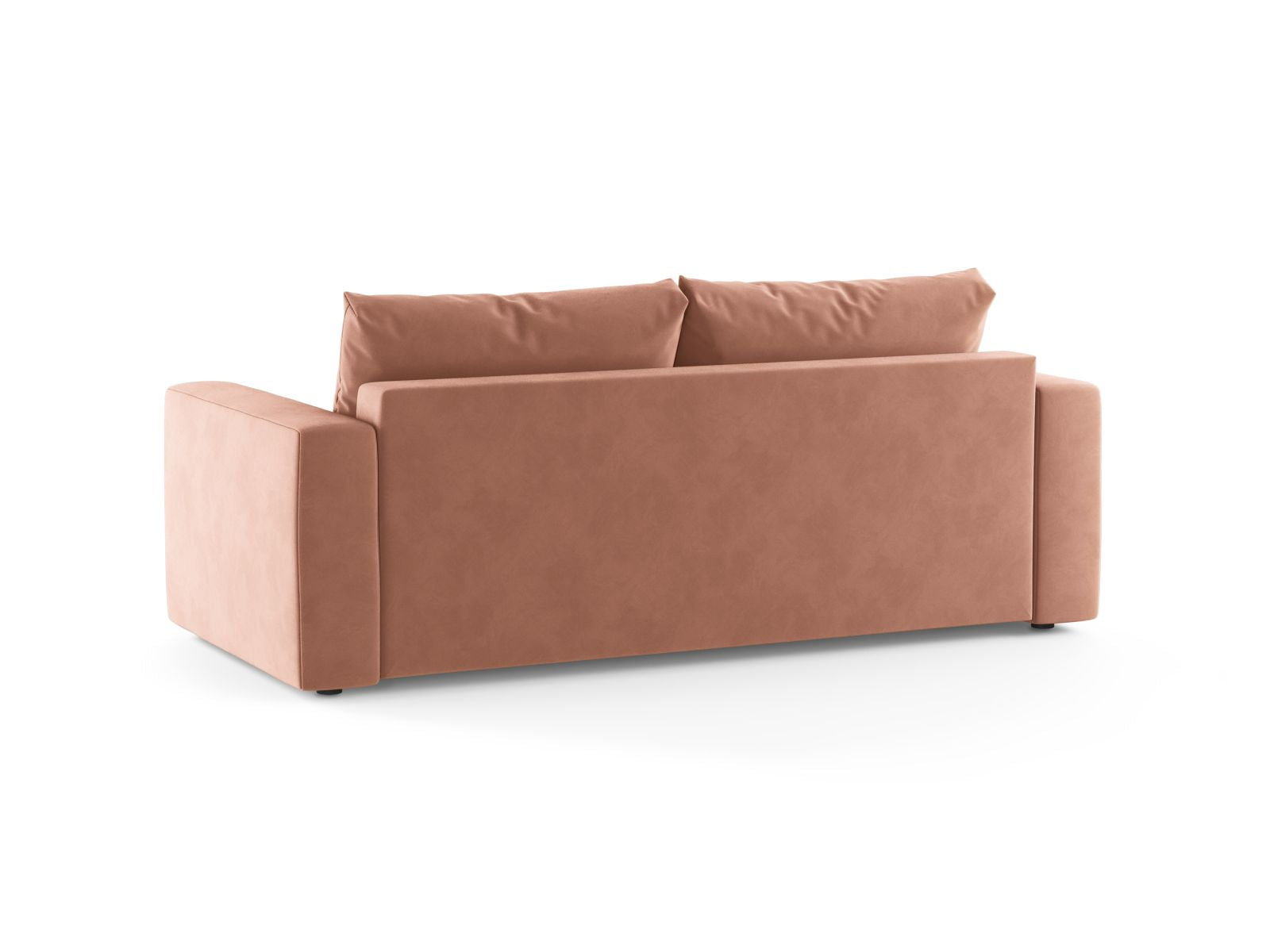 Elegantes 3-Sitzer Sofa Grena in Pink-Salvador, vielseitig einsetzbar mit Schlaffunktion, perfekt für gemütliche Abende und Gäste.