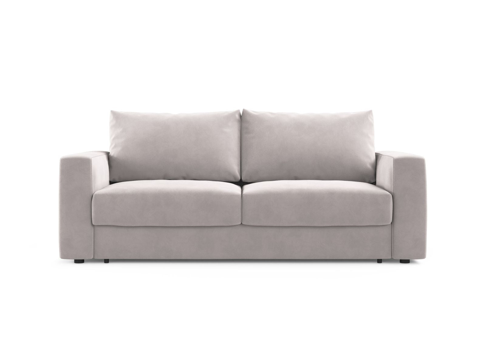 3-Sitzer Sofa Grena mit Schlaffunktion in Light Grey-Salvador präsentiert im Onlineshop von KAQTU Design AG. Bettsofa ist von Cosmopolitan Design