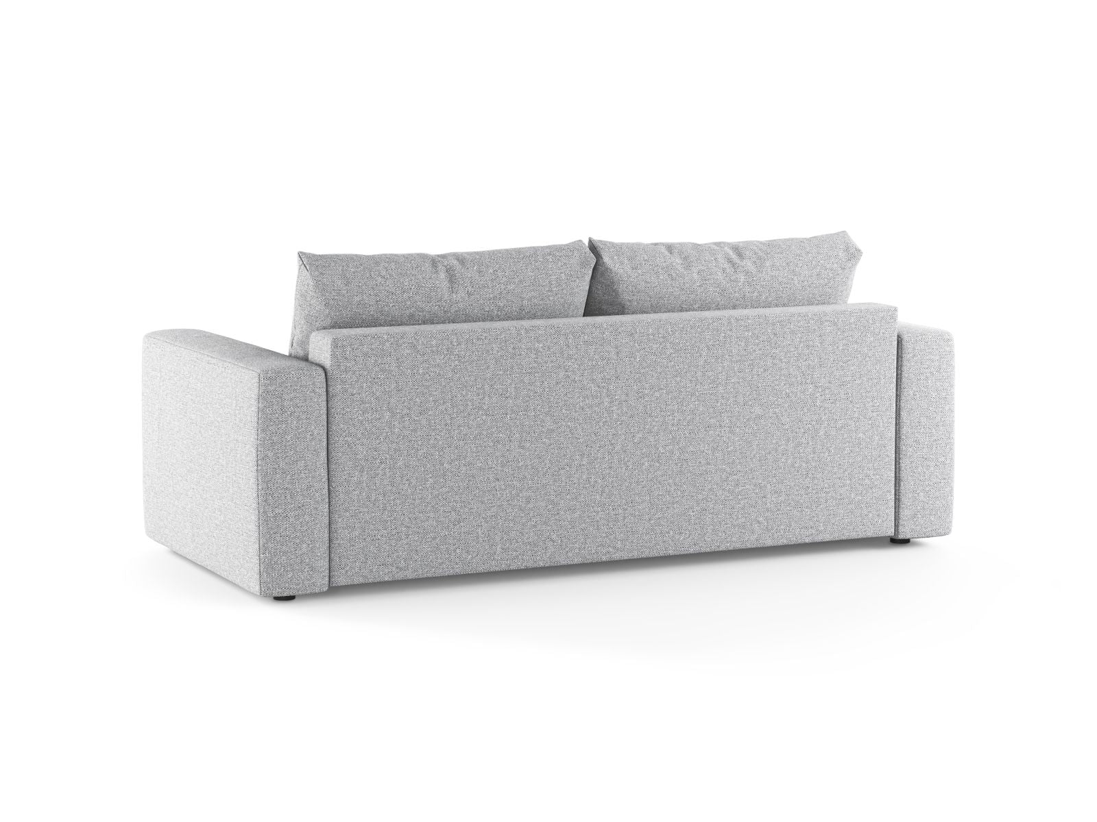 Modernes 3-Sitzer Bettsofa Grena in ansprechendem Grau, perfekt für entspannte Abende und Übernachtungsgäste.
