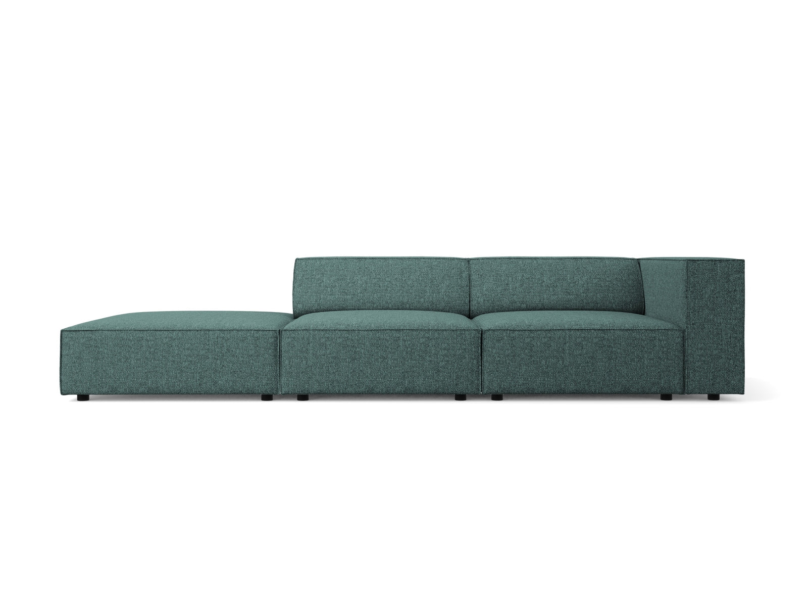 Arendal Sofa links 4 Sitzer in Petrol präsentiert im Onlineshop von KAQTU Design AG. L-Sofa links ist von Cosmopolitan Design