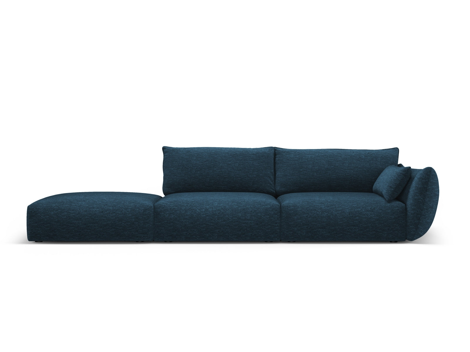 4-Sitzer Sofa links Matera in Royal Blue-Haga präsentiert im Onlineshop von KAQTU Design AG. 4er Sofa ist von Cosmopolitan Design