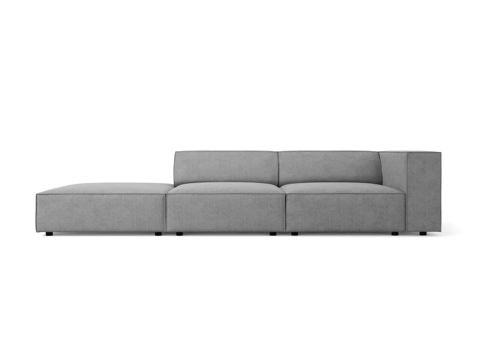 Arendal Sofa links 4 Sitzer in Dark Grey präsentiert im Onlineshop von KAQTU Design AG. L-Sofa links ist von Cosmopolitan Design
